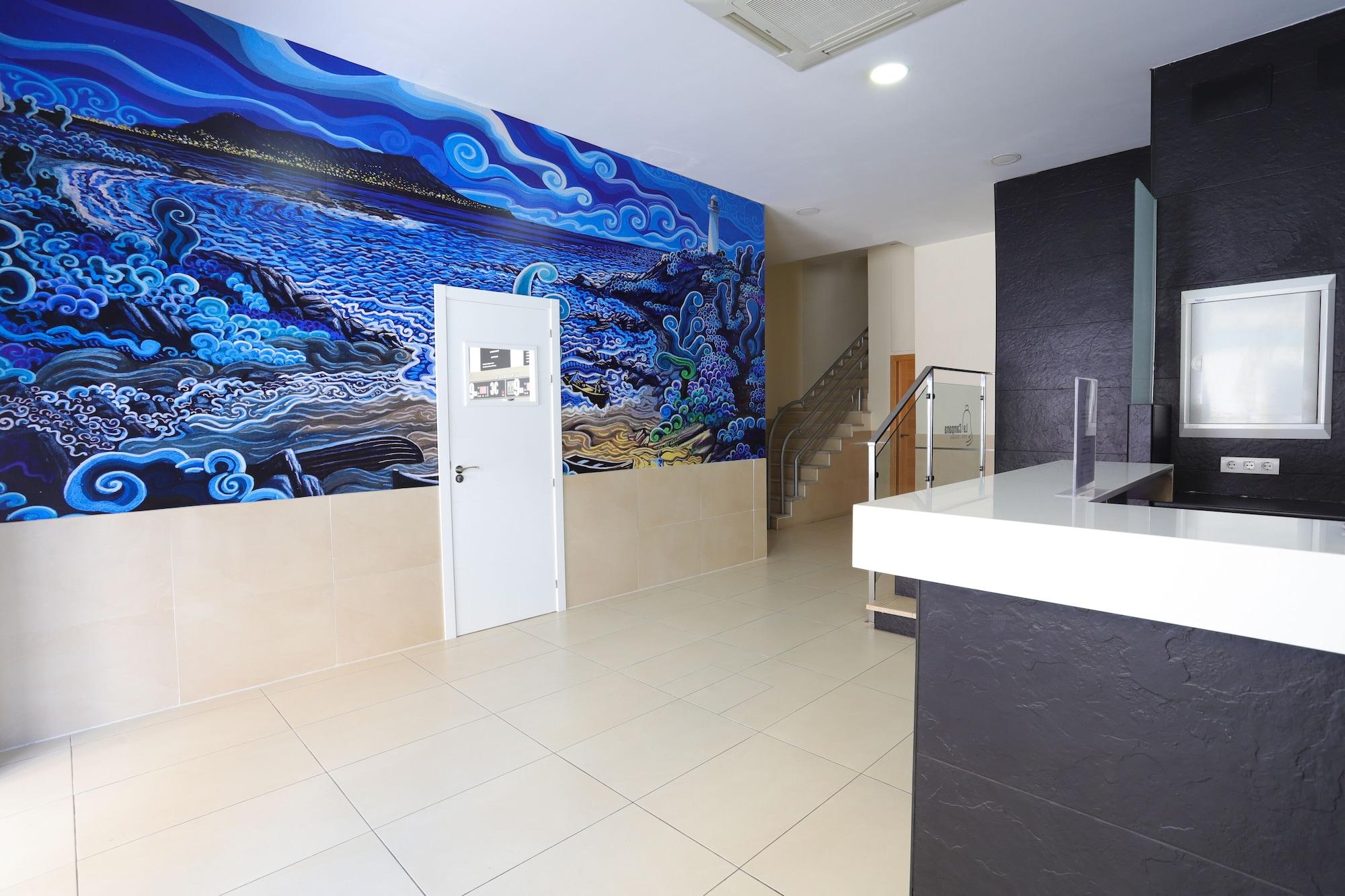 Vista Lobby Hostal La Campana
