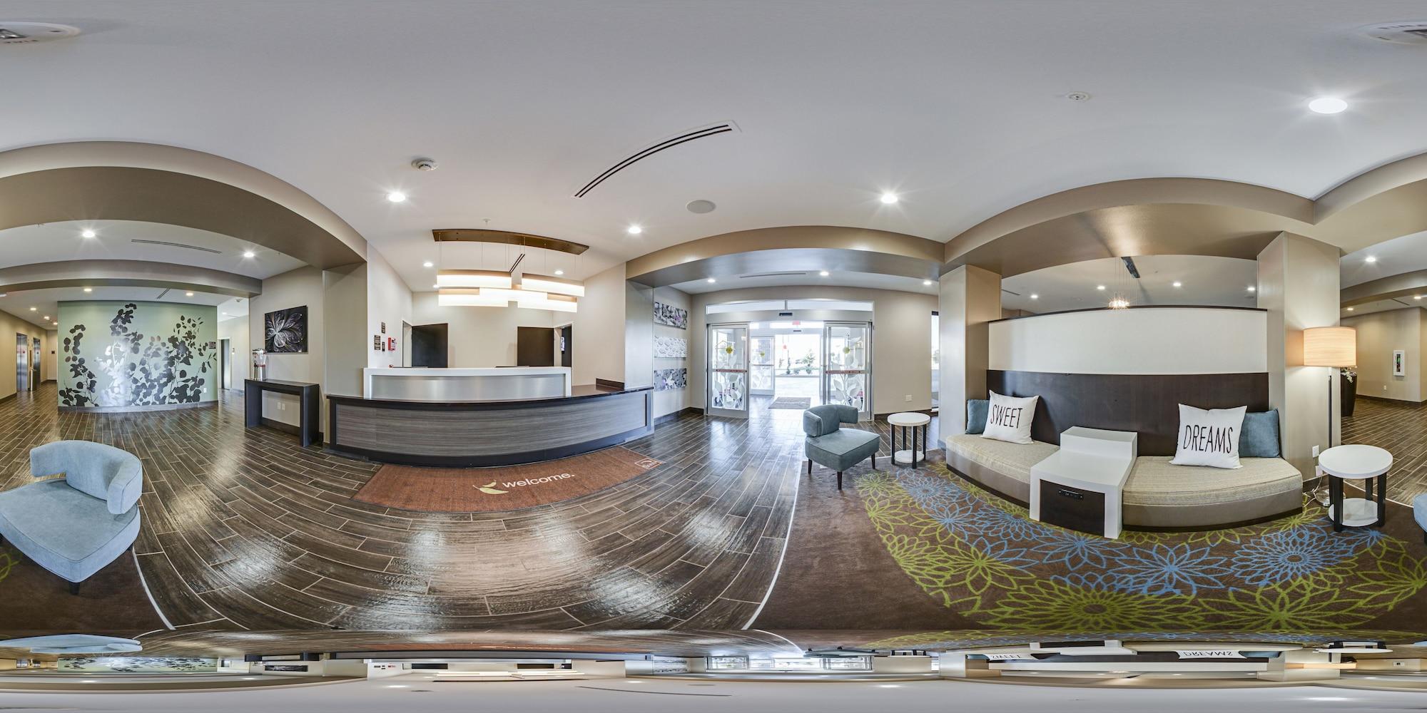 Vista Lobby Sleep Inn & Suites Yukon Oklahoma City