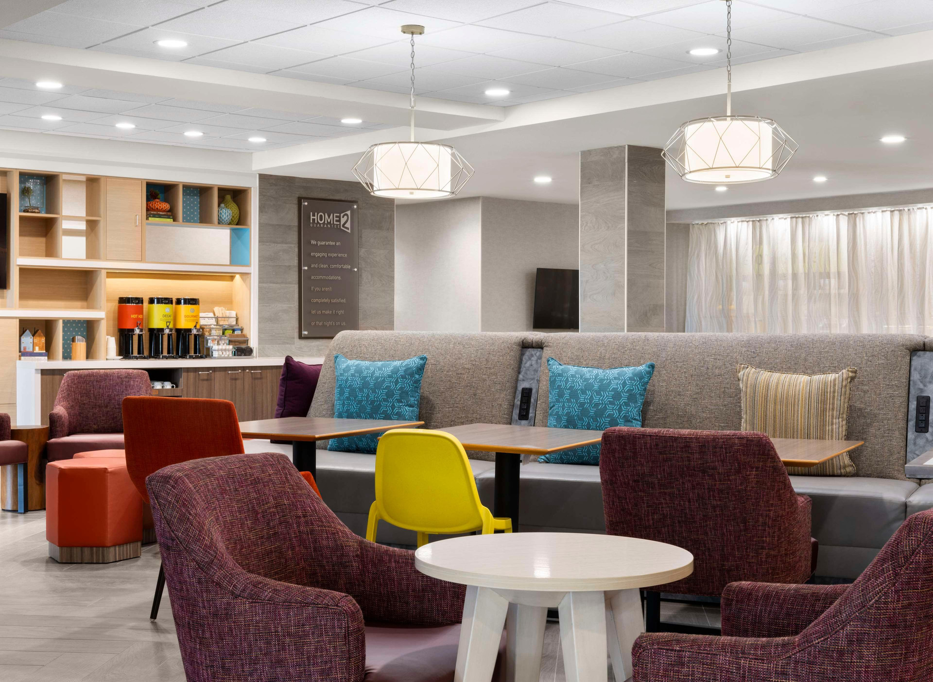 Vista Lobby Home2 Suites By Hilton Orlando South Davenport