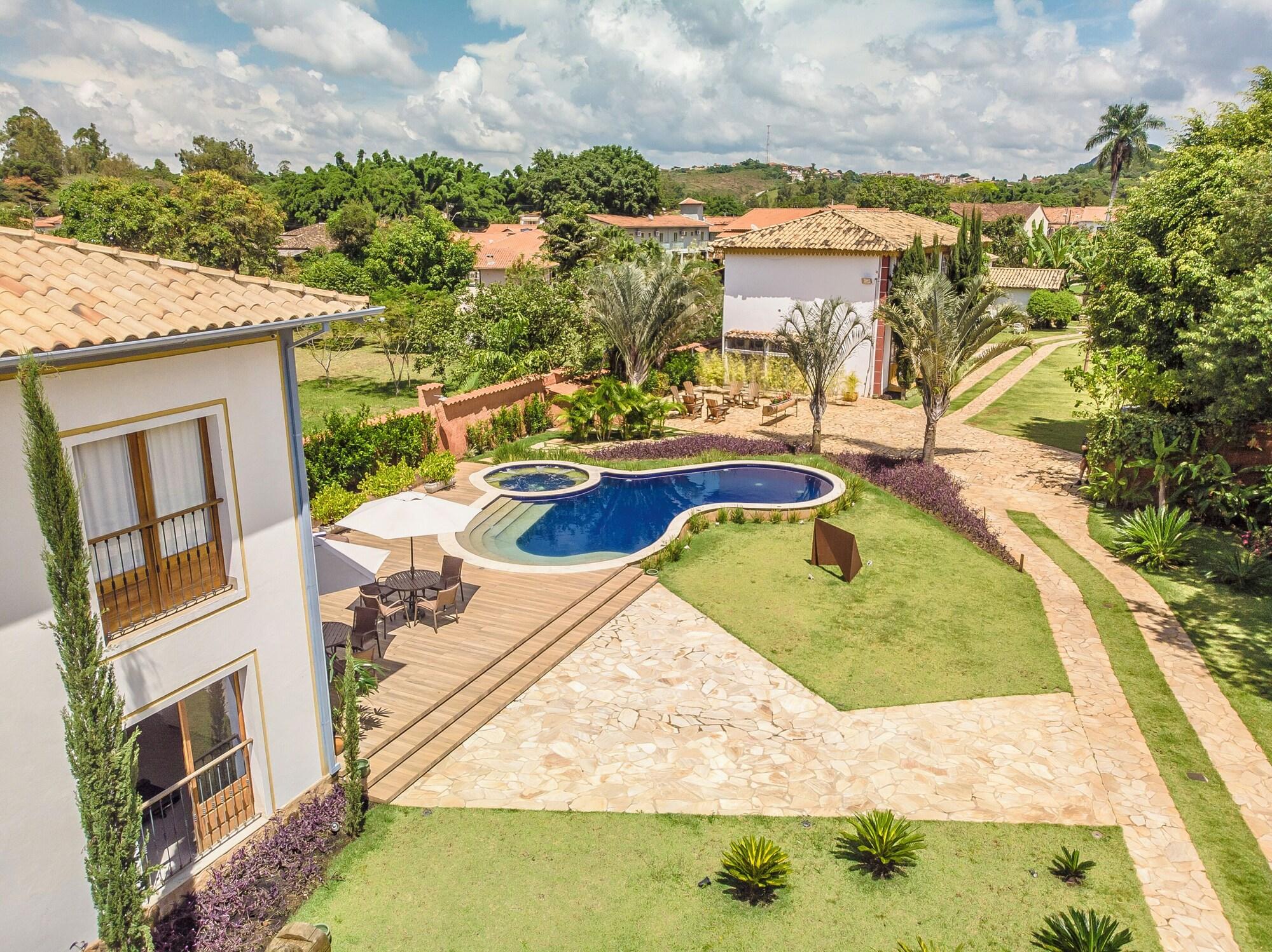 Vista da piscina Pousada Solar da Imperatriz