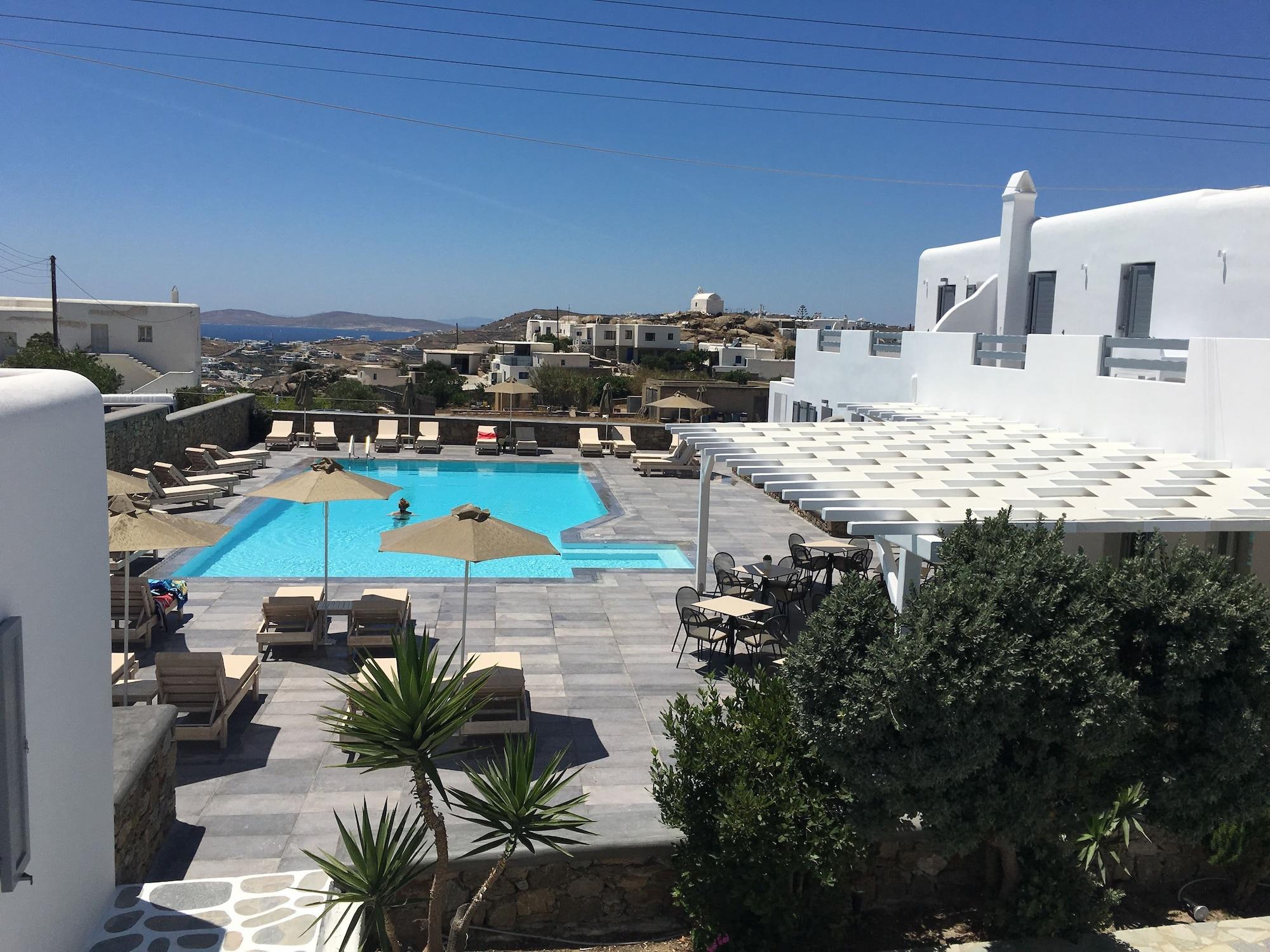 Vista Exterior Anna Maria Mykonos Hotel