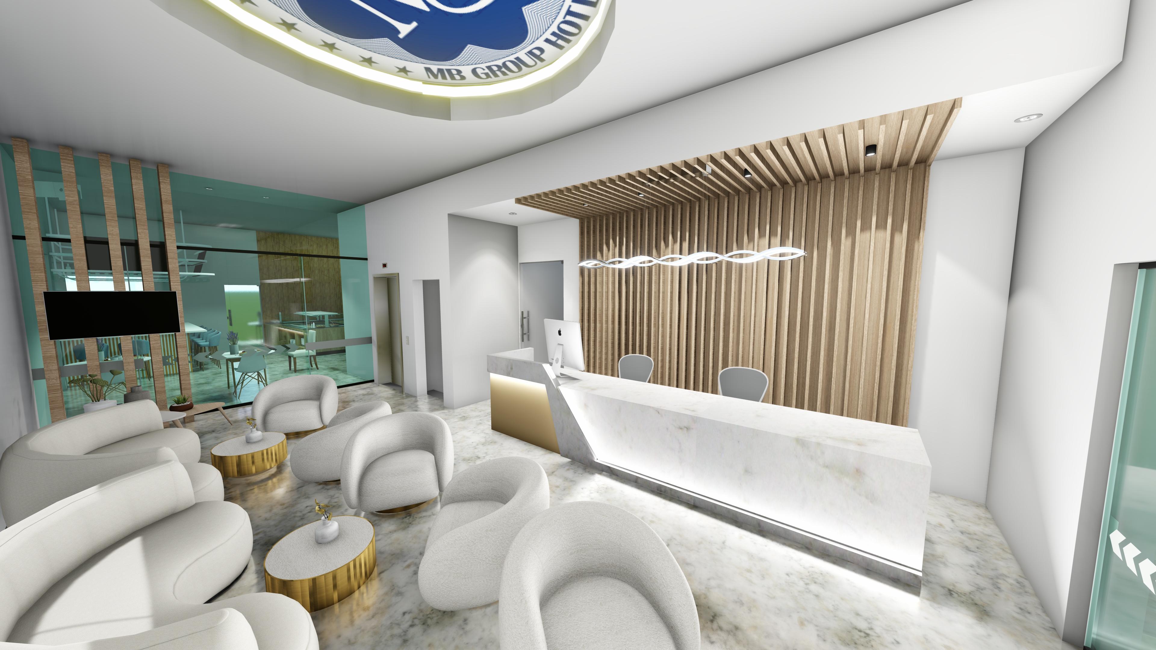 Vista Lobby Mirage Bleu