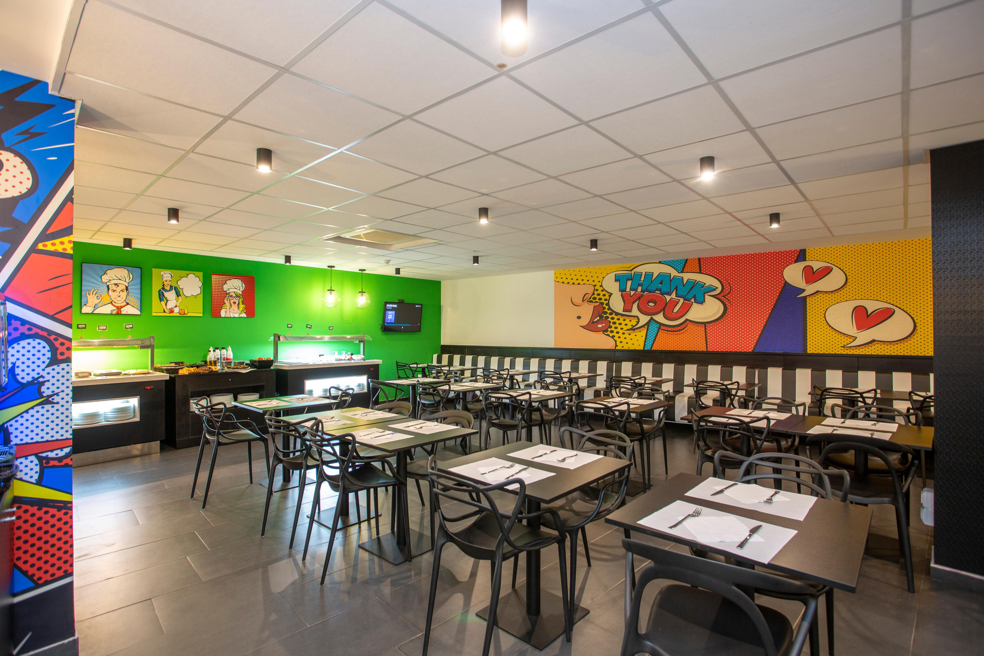 Restaurant Casual Pop Art Hotel