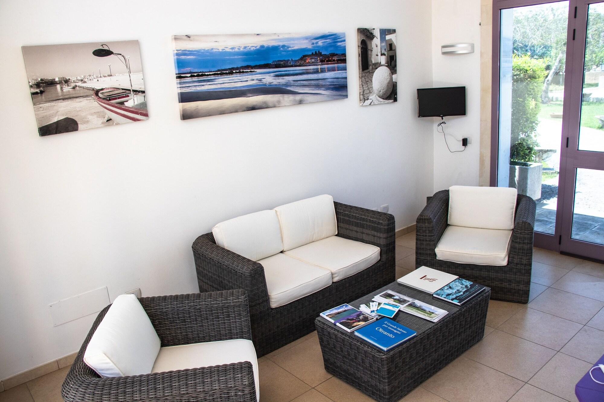 Vista do lobby Corte dei Melograni Resort