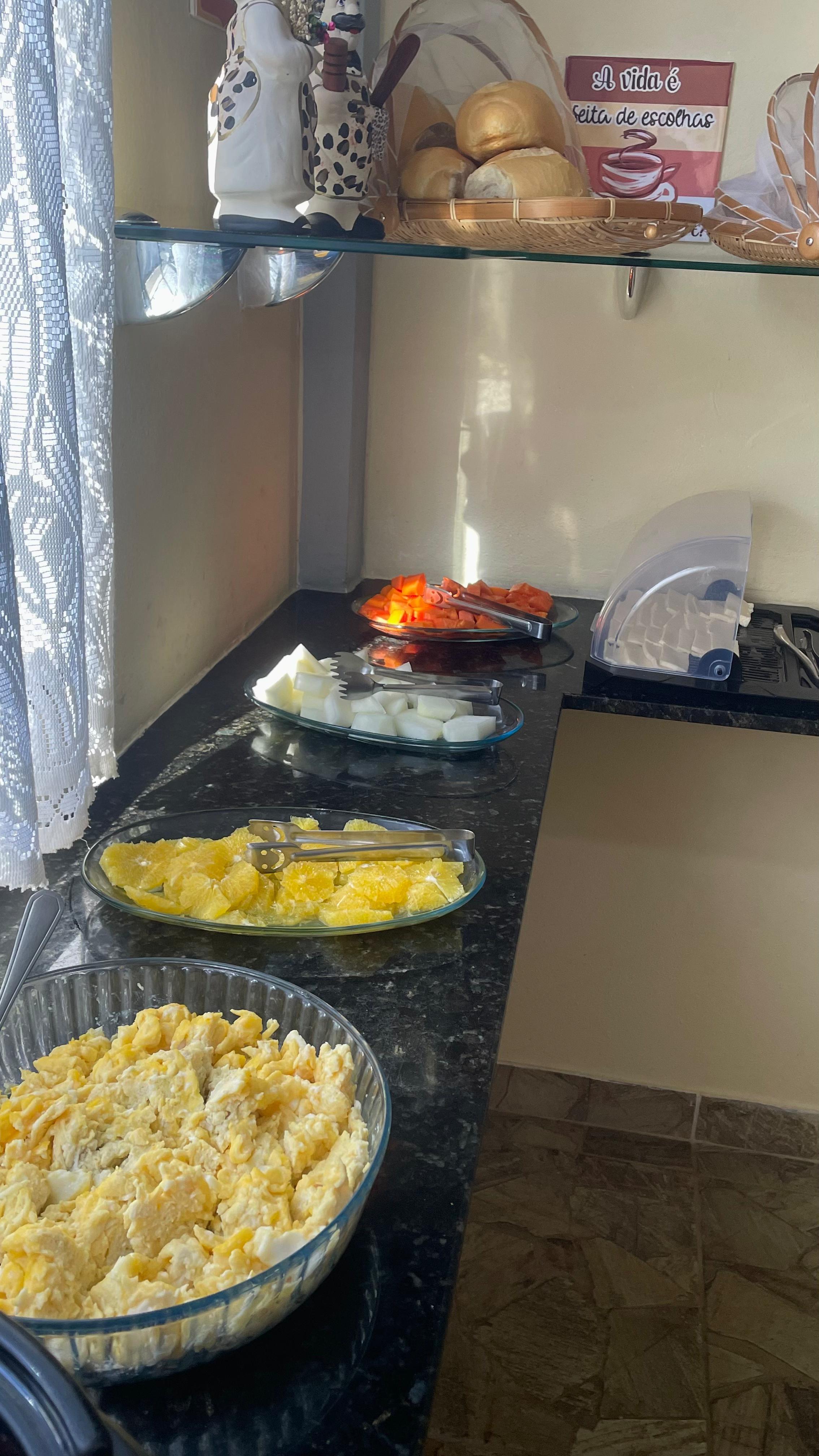 Área de desayuno POUSADA LA NA PRAIA MARAGOGI LTDA