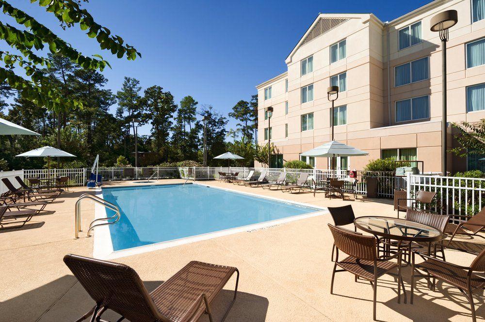 Vista da piscina Hilton Garden Inn Houston / The Woodlands