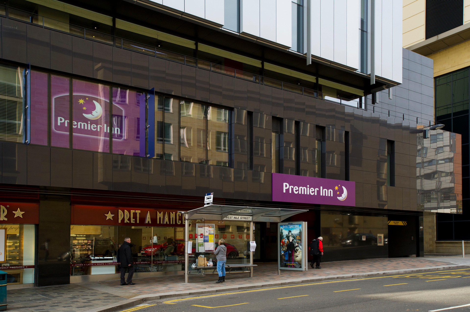 Vista Exterior Premier Inn Glasgow Cc Buchanan Galleries