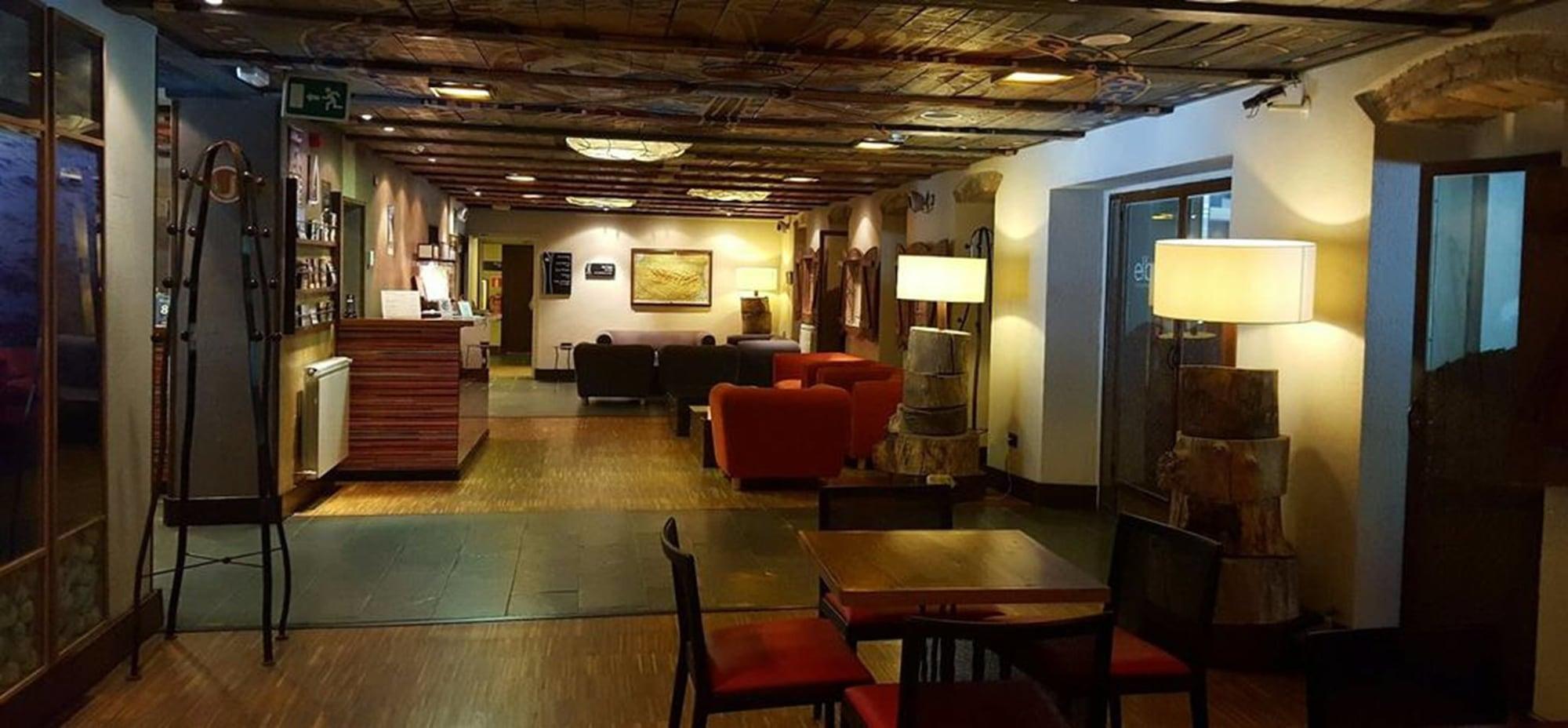 Vista Lobby Hotel Santa Cristina