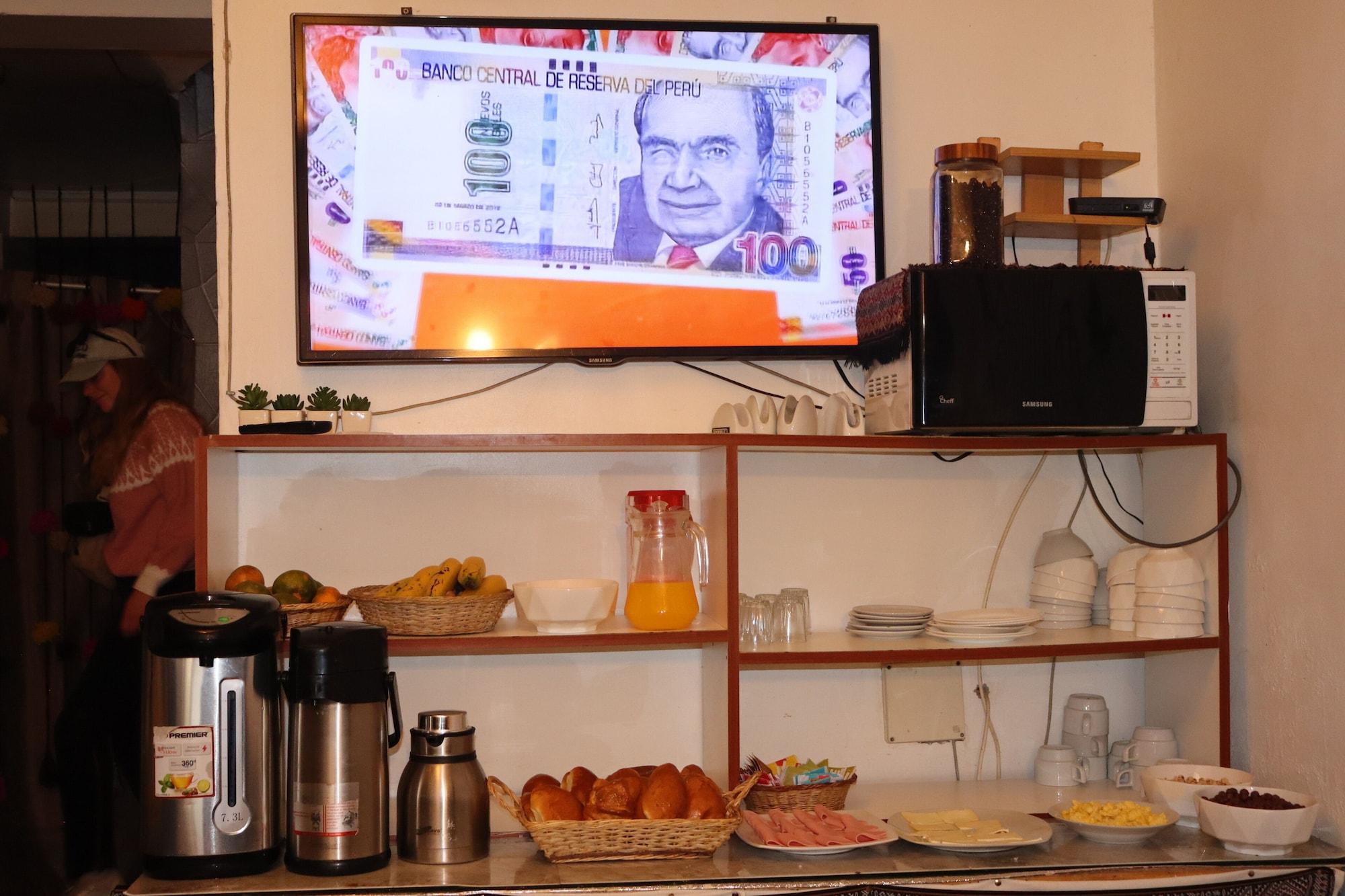 Vista do lobby Machupicchu Royal ByB