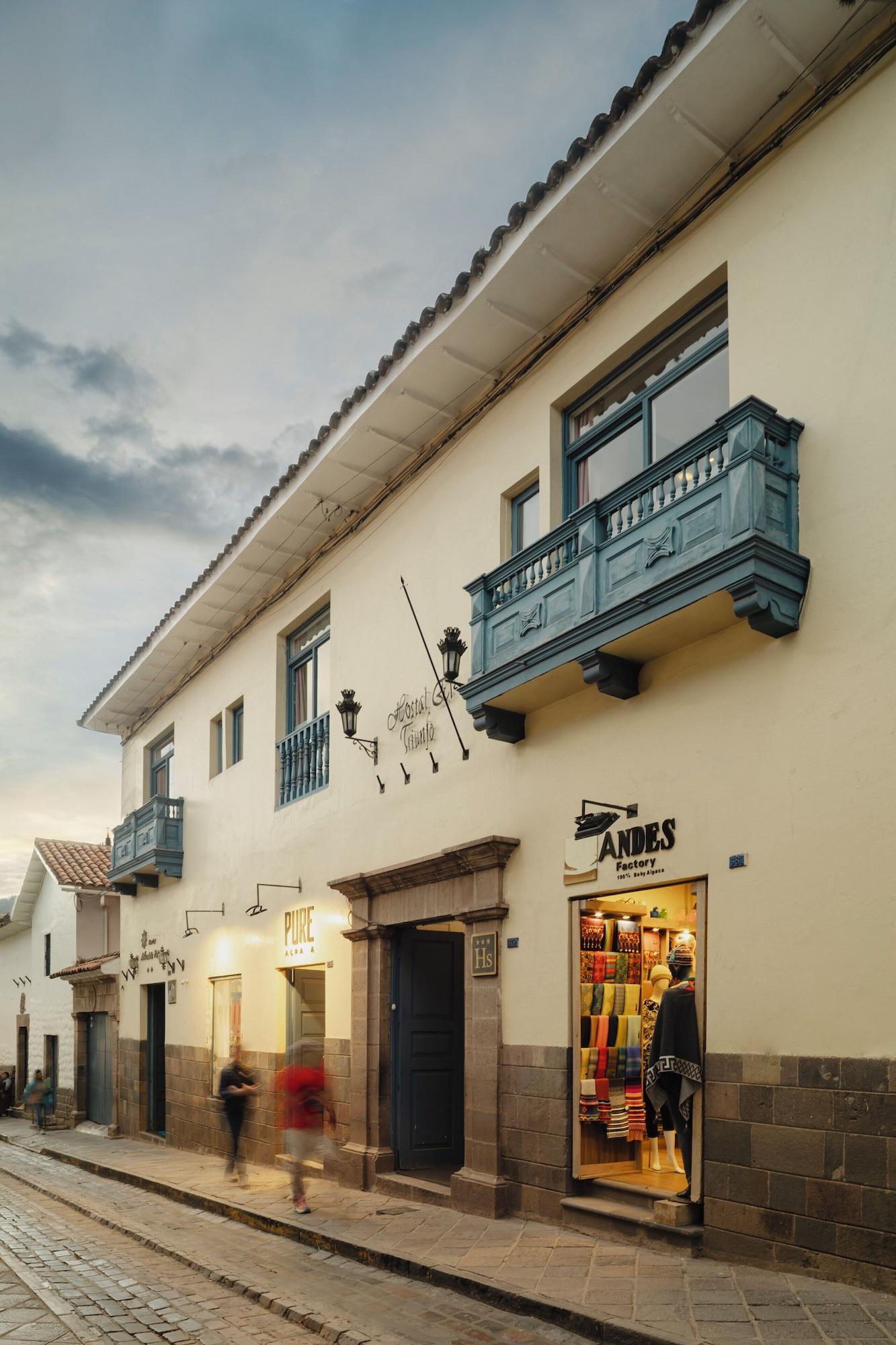 Vista Exterior Hostal El Triunfo