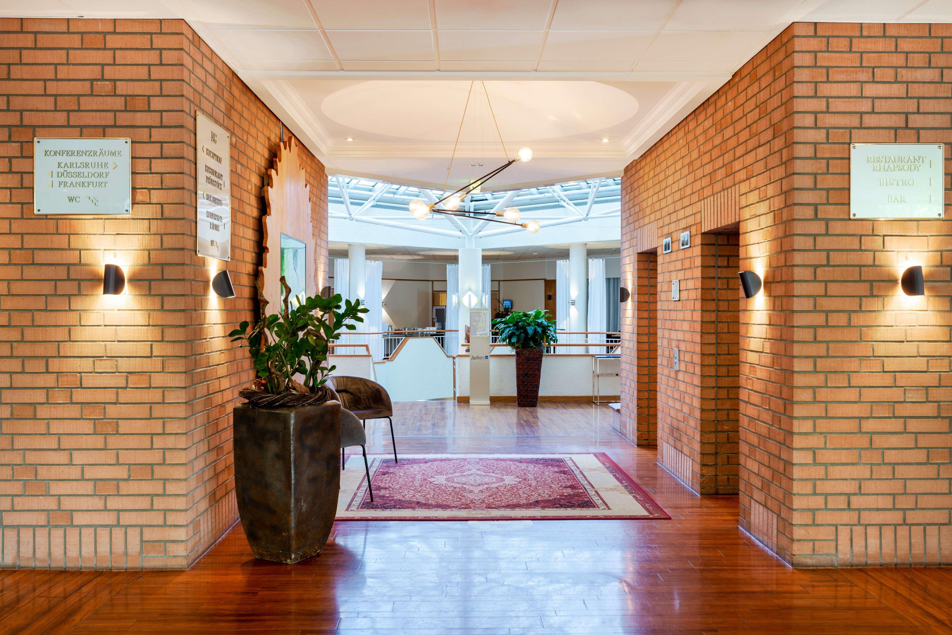 Vista Lobby Radisson Blu Hotel, Karlsruhe