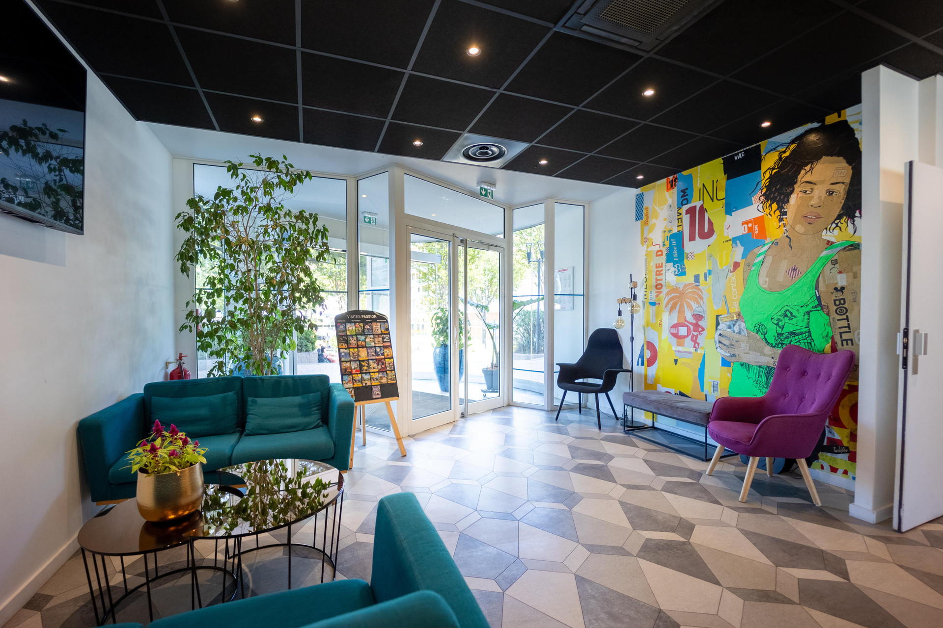 Vista Lobby Best Western Marseille Bonneveine Prado