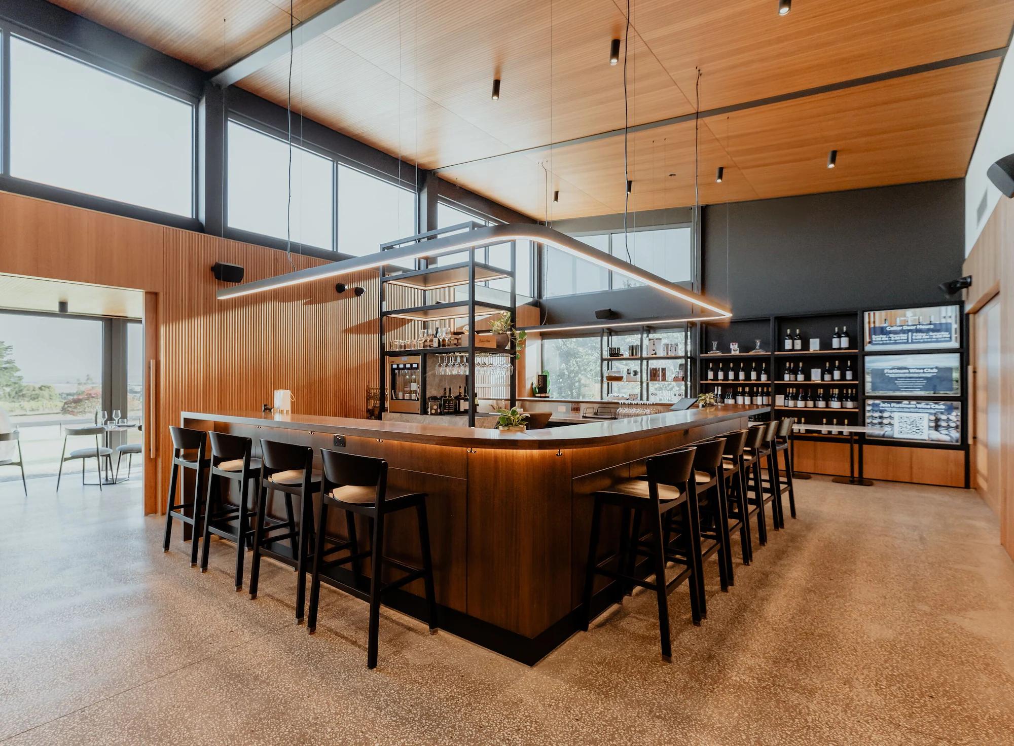 Bar/Salón Balgownie Estate Yarra Valley