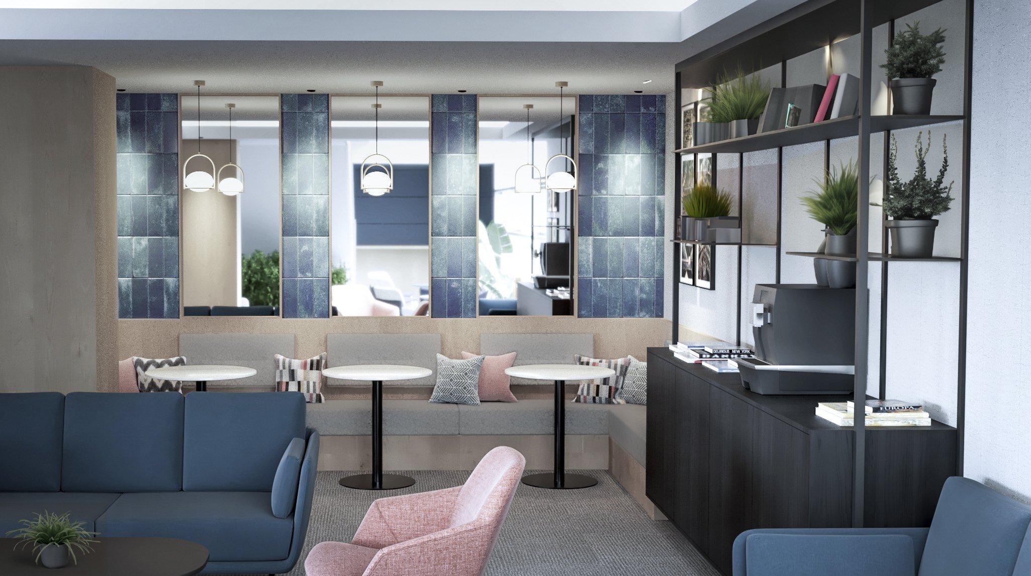 Vista Lobby Crowne Plaza Madrid Airport by IHG