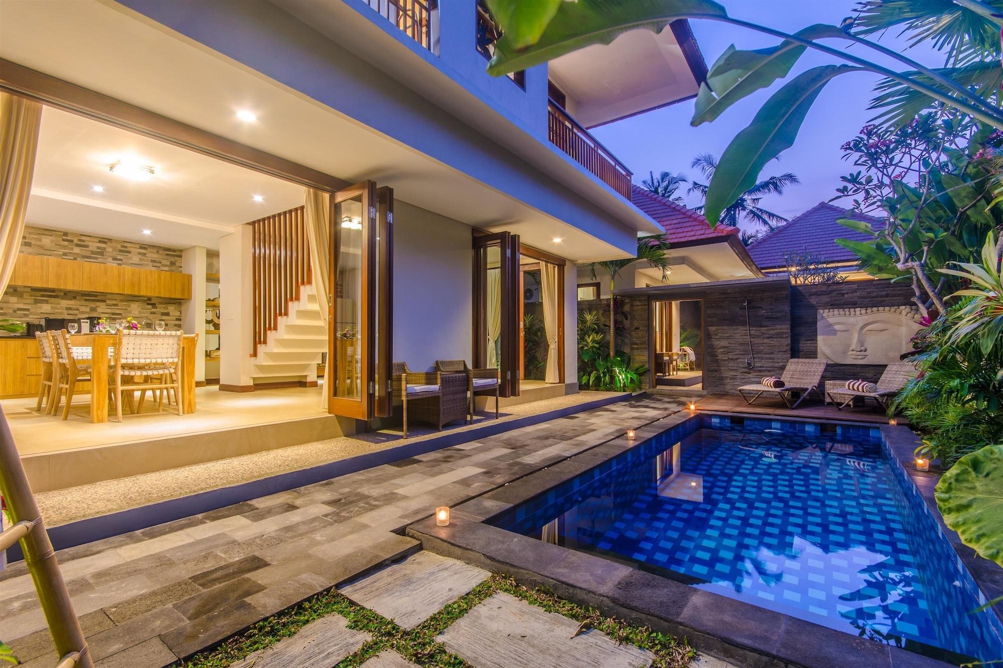 Vista Piscina LaMeli Villas Ubud