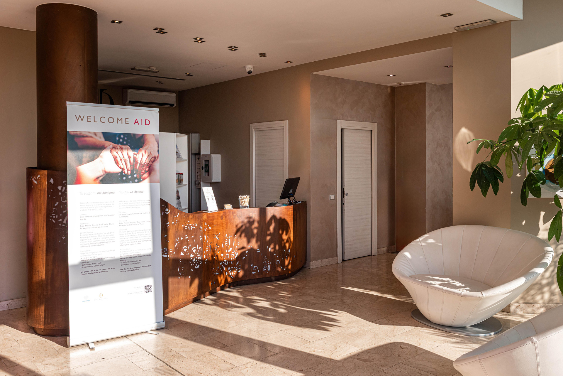 Vista Lobby Phi Hotel Milano