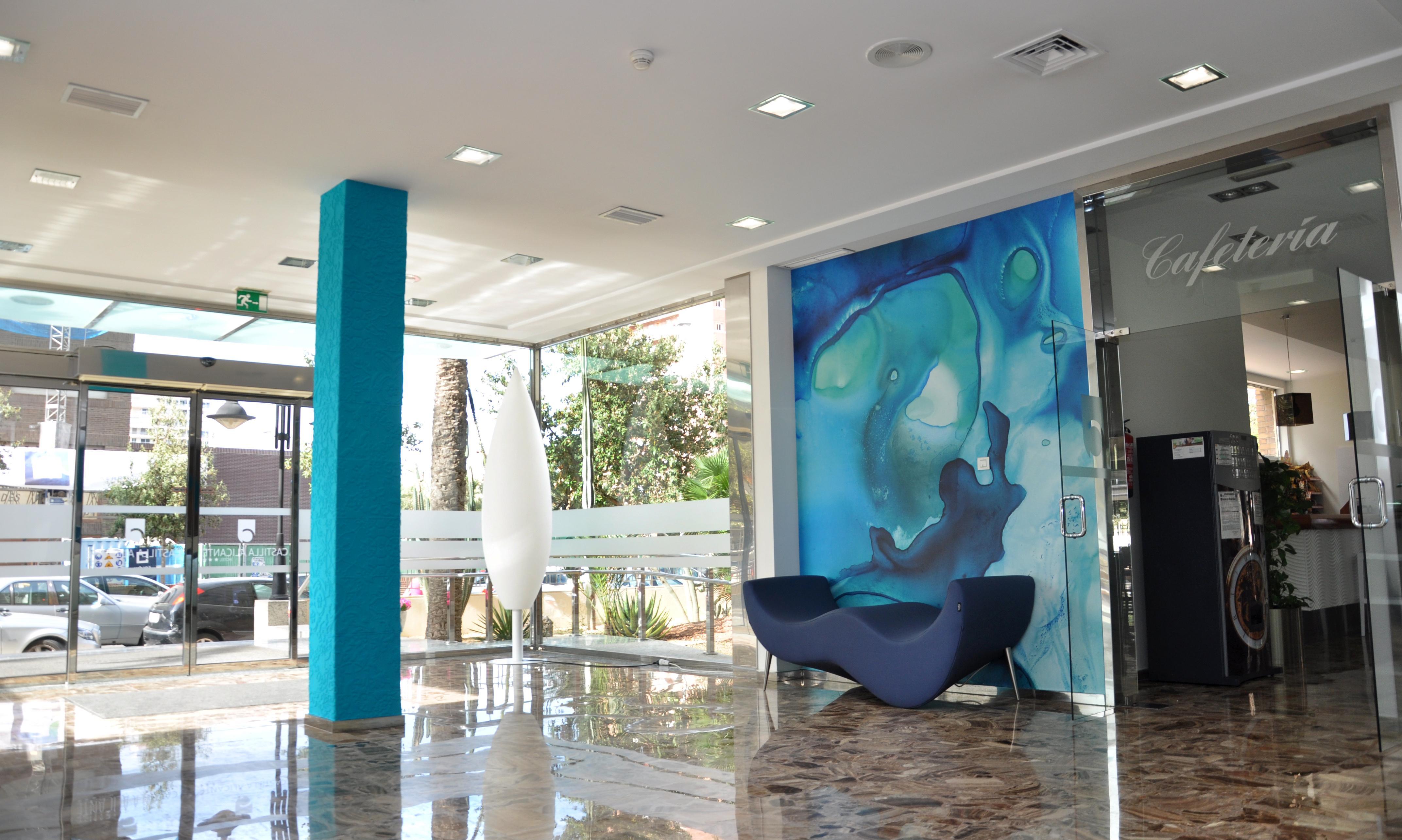 Vista Lobby Hotel Castilla Alicante