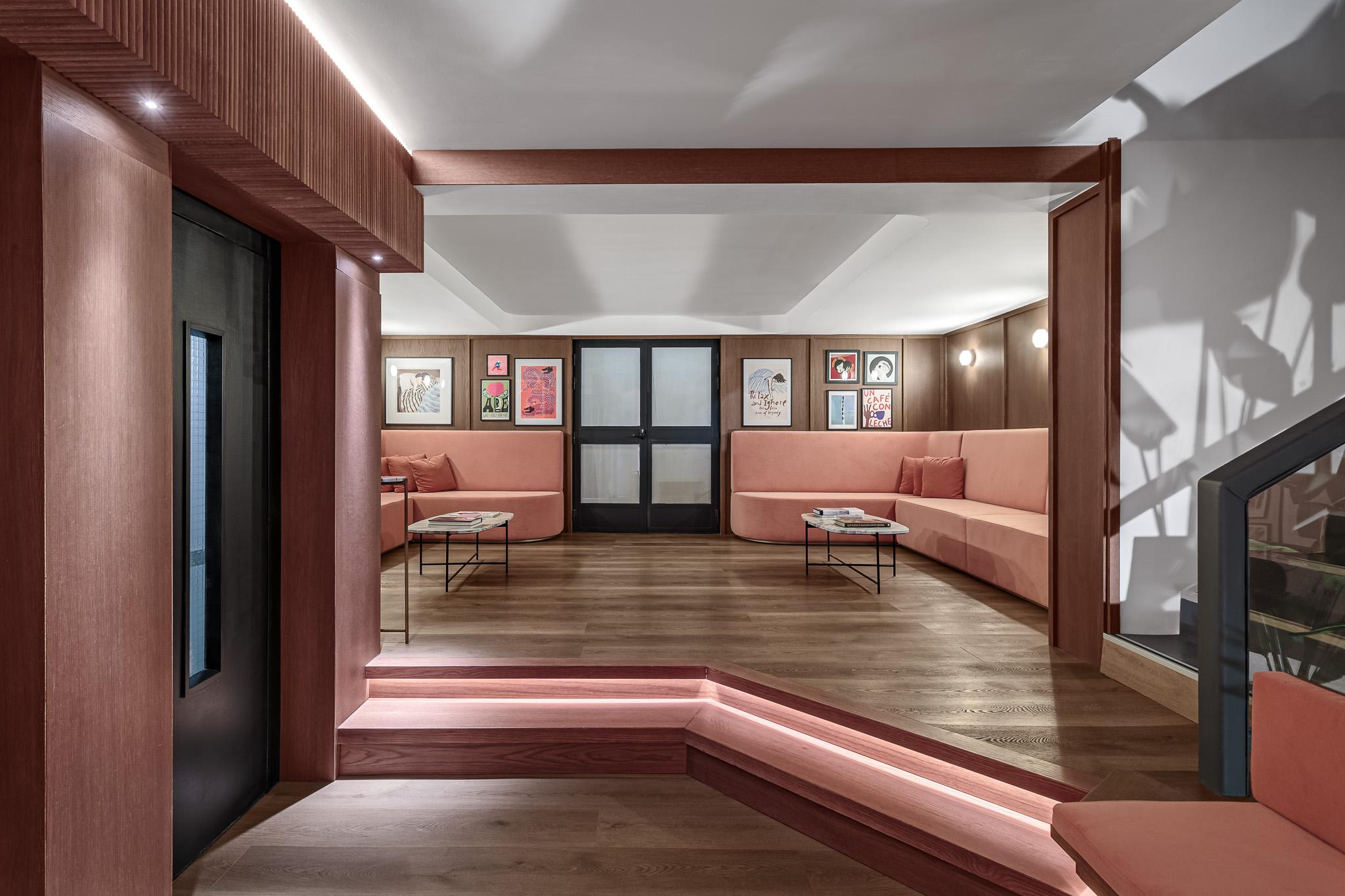 Vista Lobby Tribu Malasaña