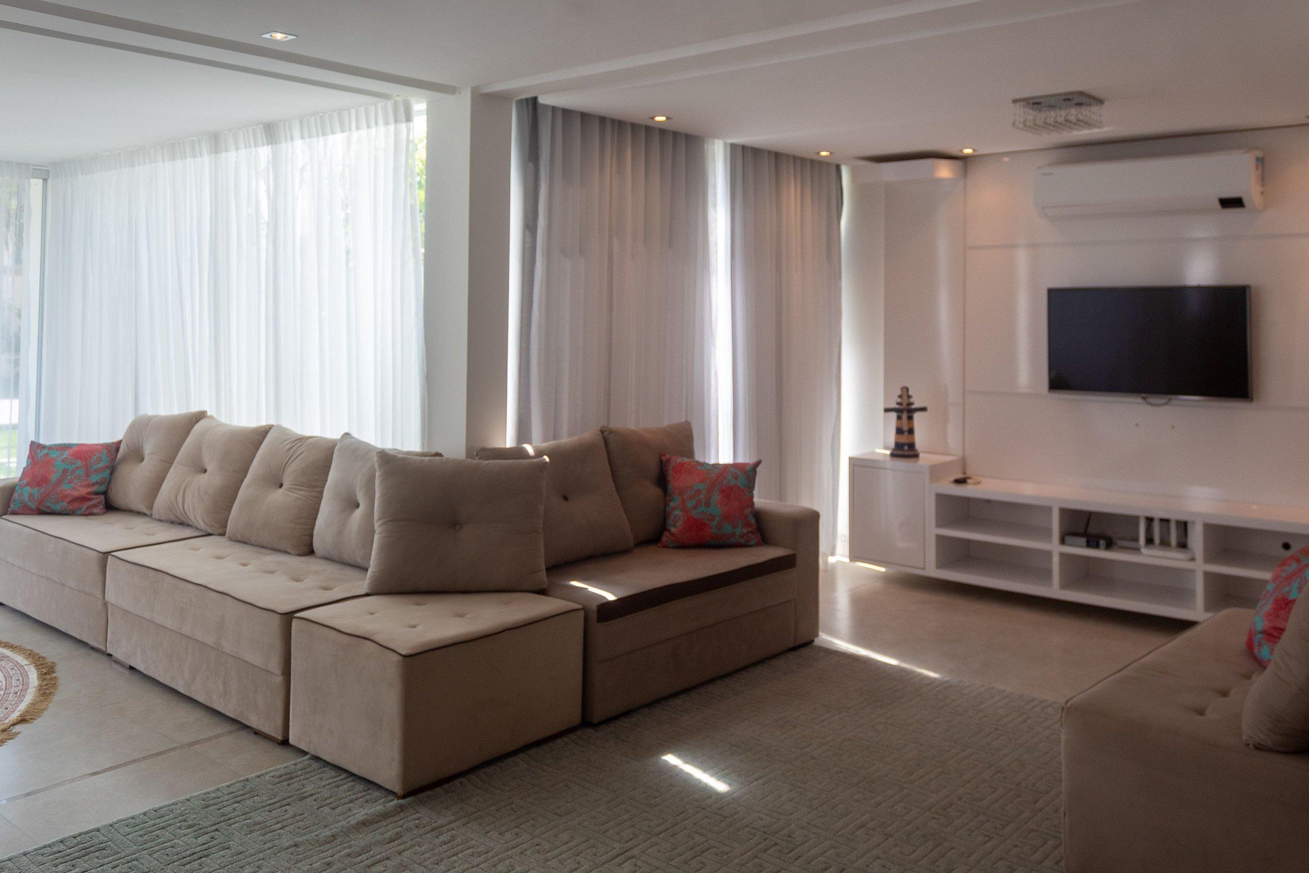 Zona de estar Casa duplex incrível em Porto Seguro-BA ADT088