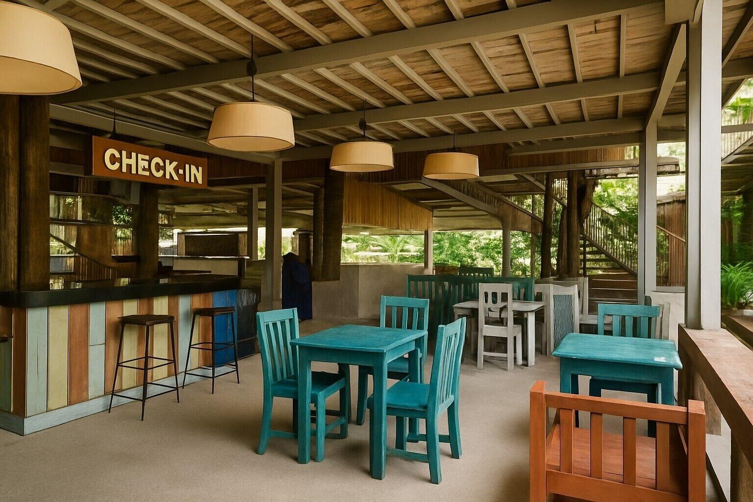 Vista Lobby Monkey House Hostel Koh Samui