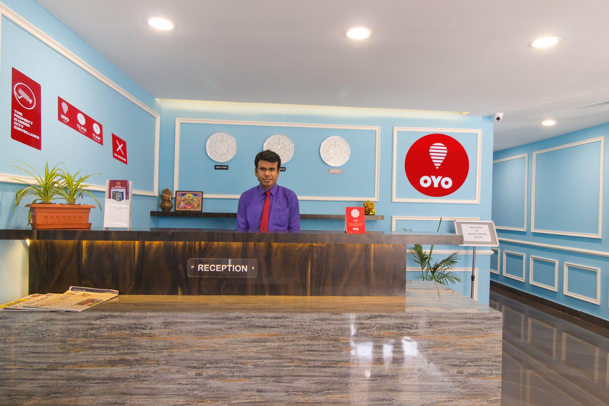 Vista Lobby OYO 8941 Hotel Golden Leaves