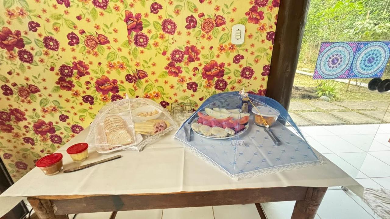 Área de café da manhã Pousada Caraiva dos Sonhos
