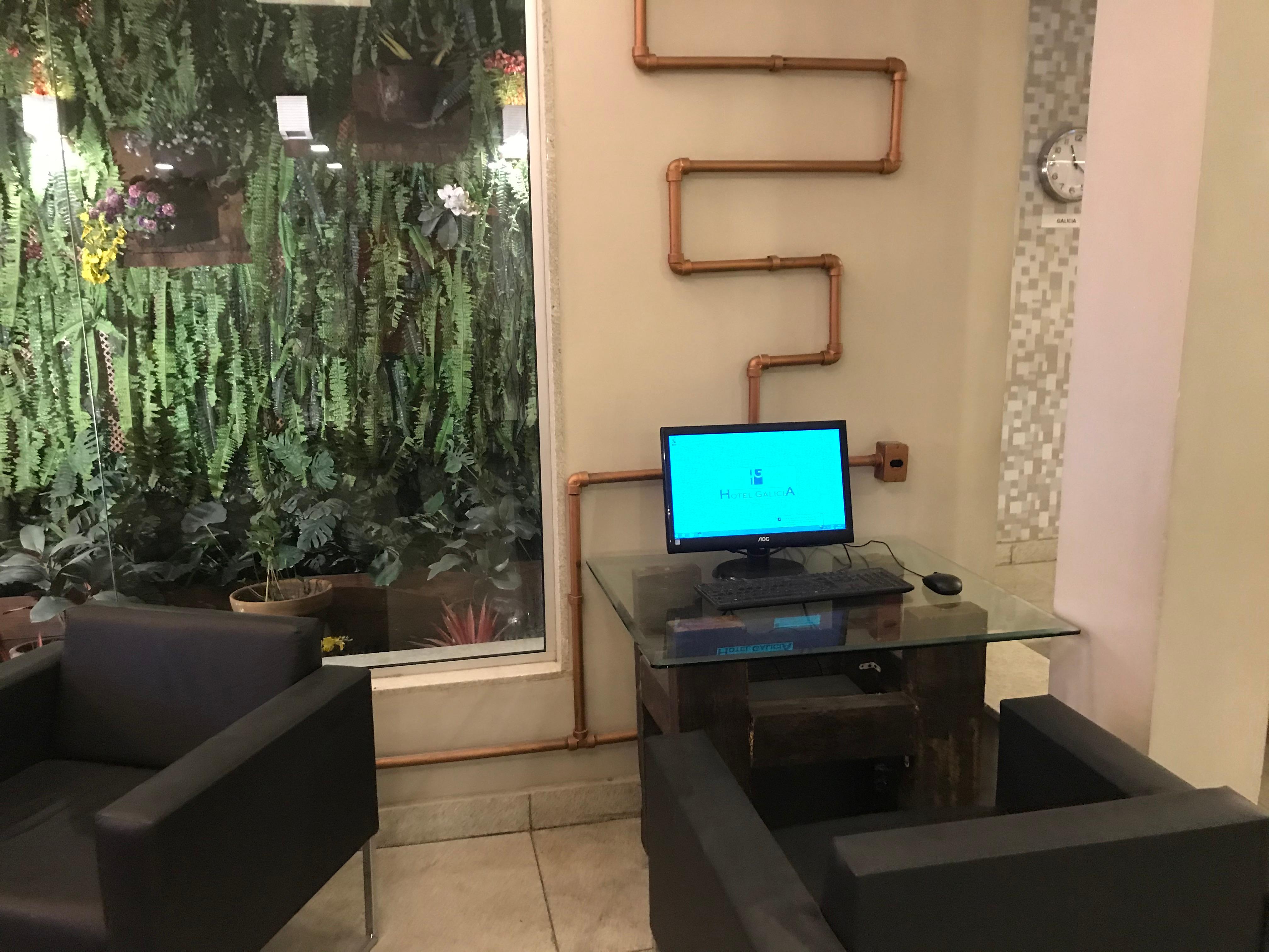 Vista Lobby Hotel Galicia