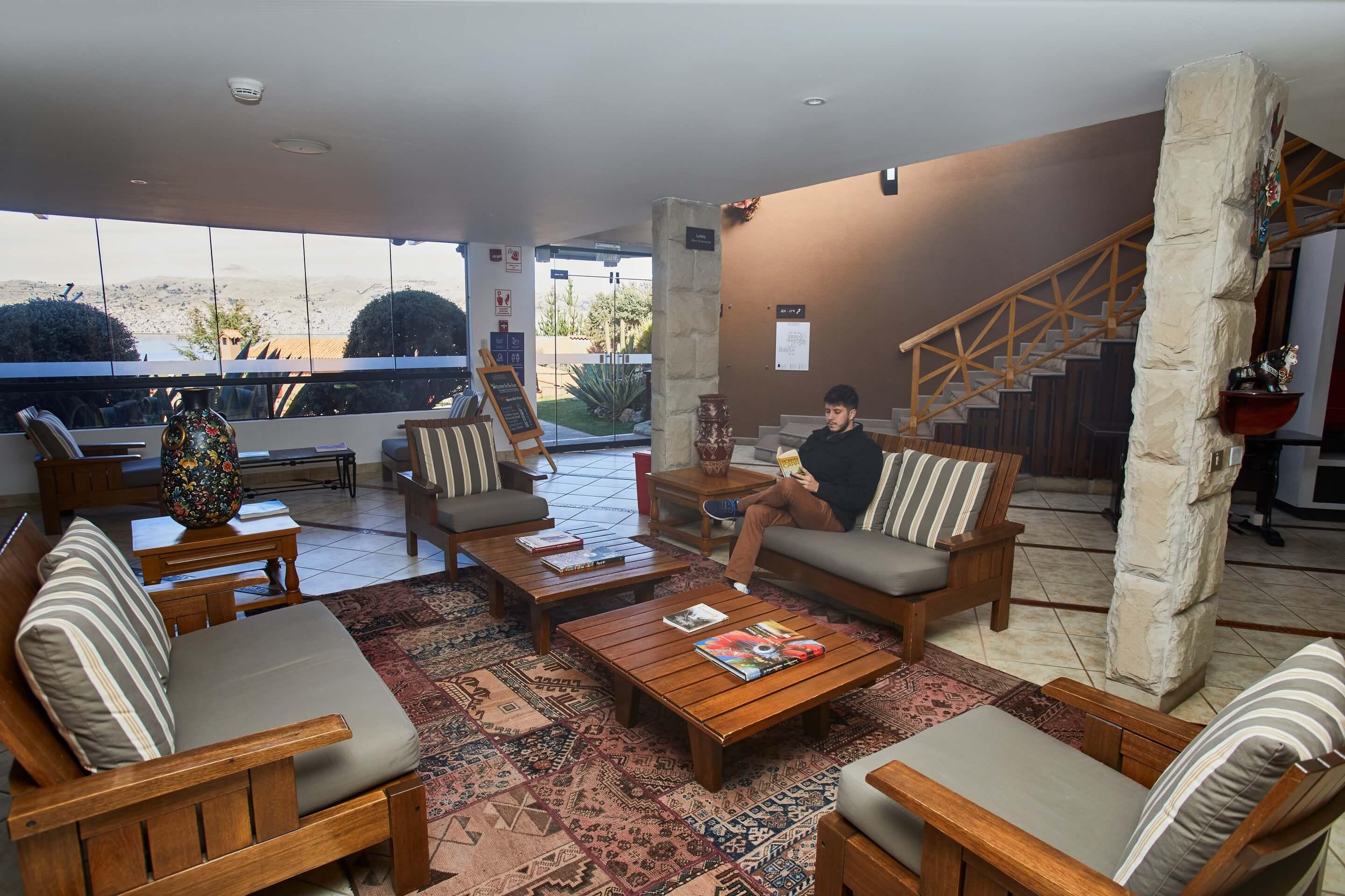 Vista Lobby Casa Andina Premium Puno