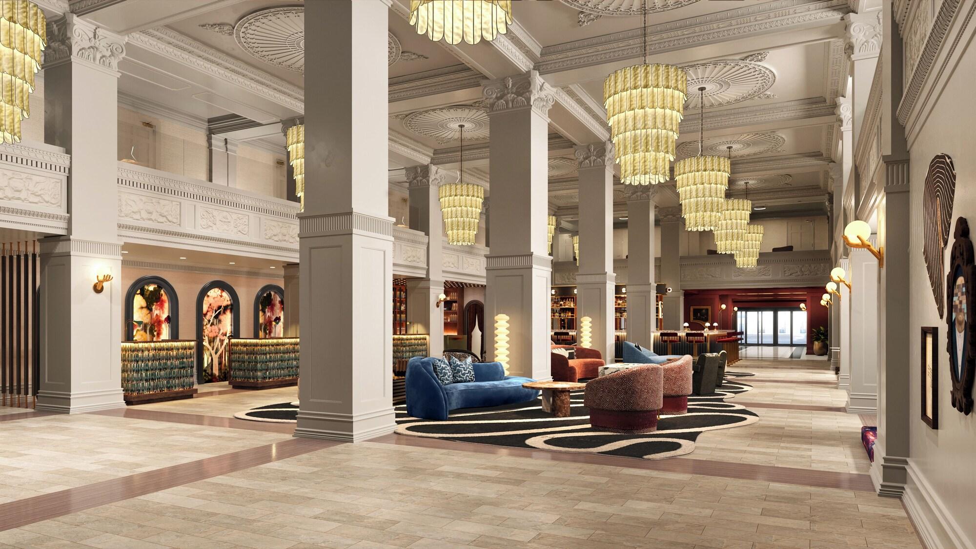 Vista Lobby The Gunter Hotel San Antonio Riverwalk