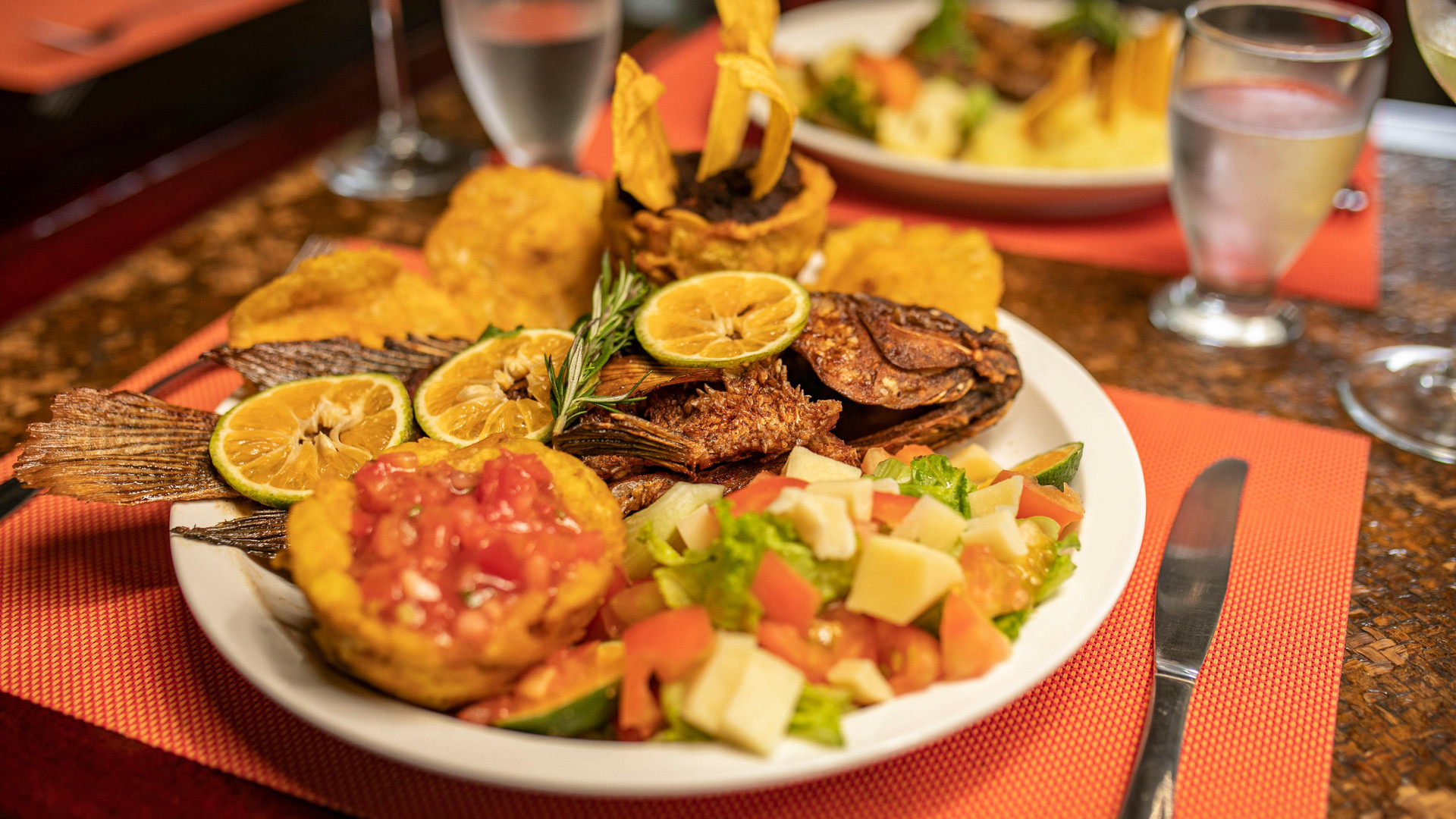 Vista Lobby Hotel Las Orquideas