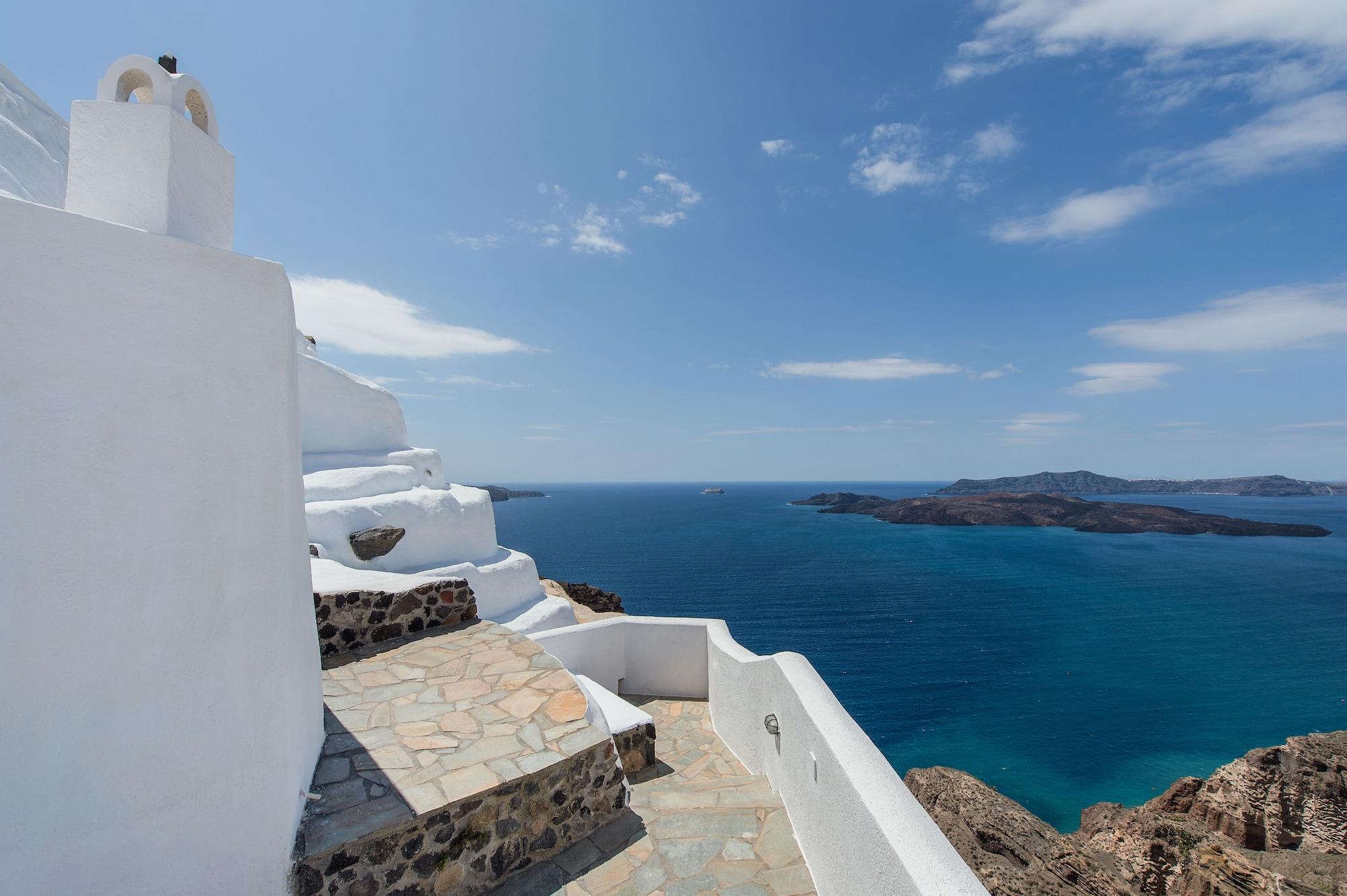 Vista Exterior Villa Irini Fira Adults Only