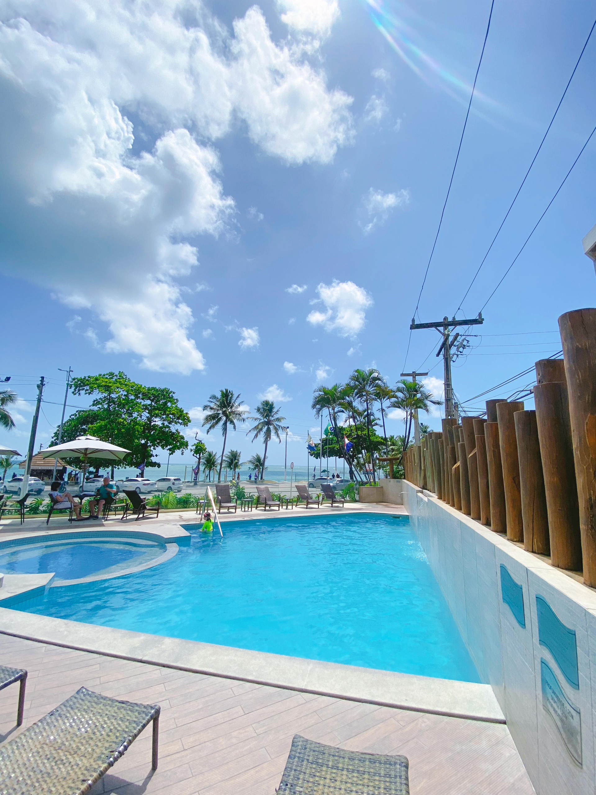 Vista Piscina Hotel Ponta Verde Maceió