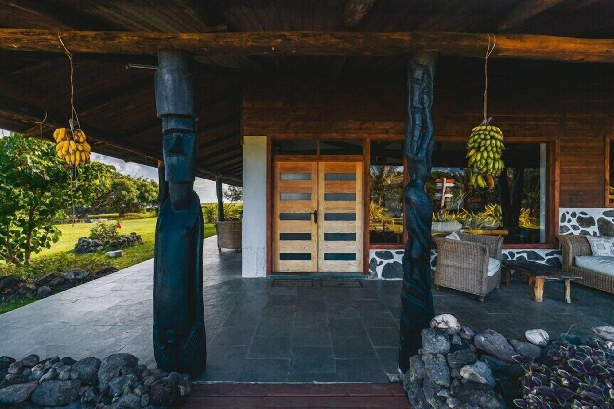 Vista Lobby Lemu Lodge Vaihu