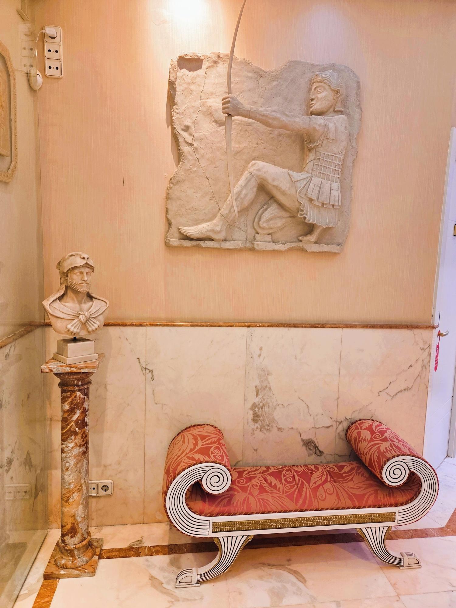 Vista Lobby Hostal Hispano Argentino Gran Via