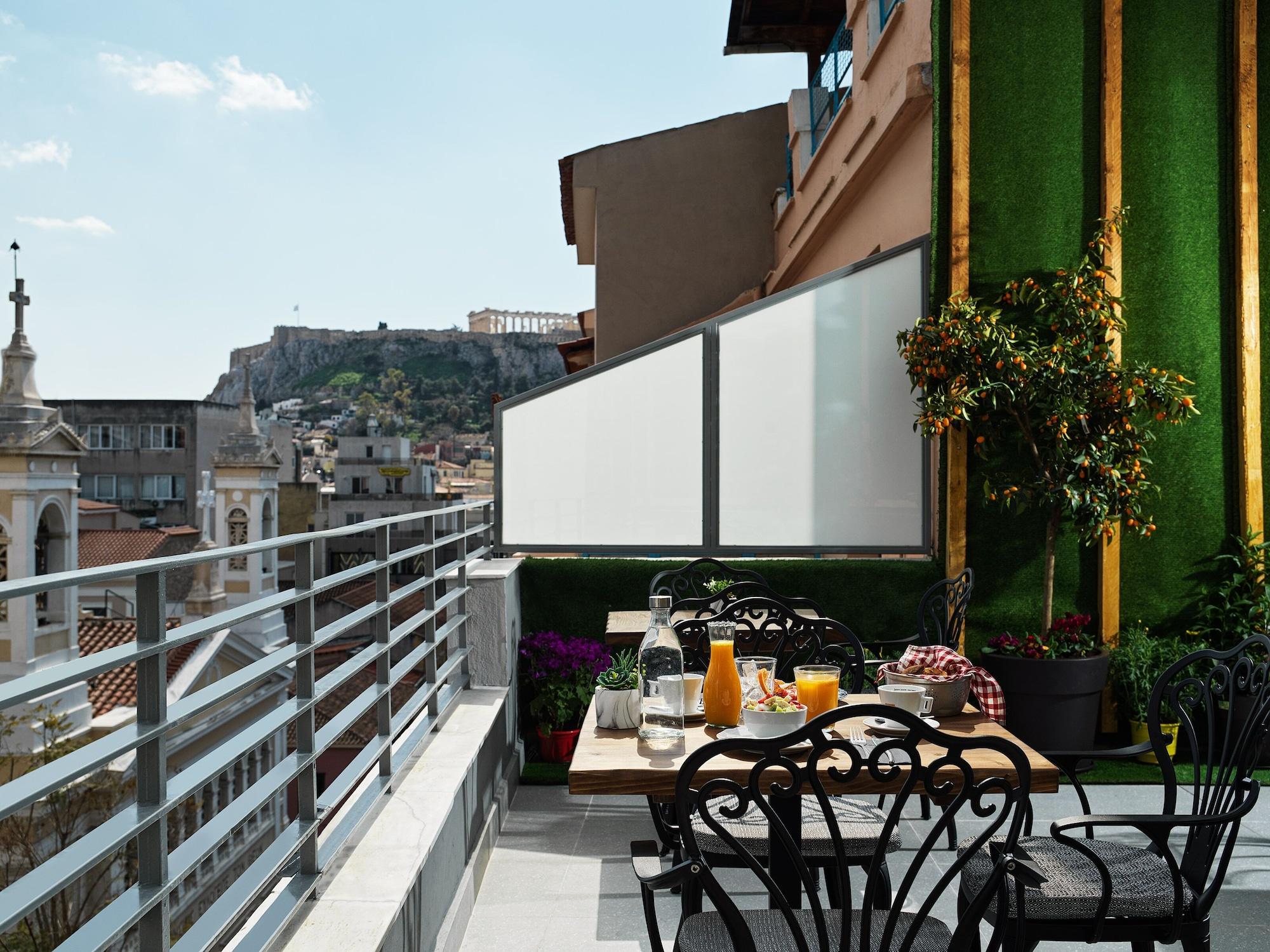Vista Exterior Athens City View Urban Suites