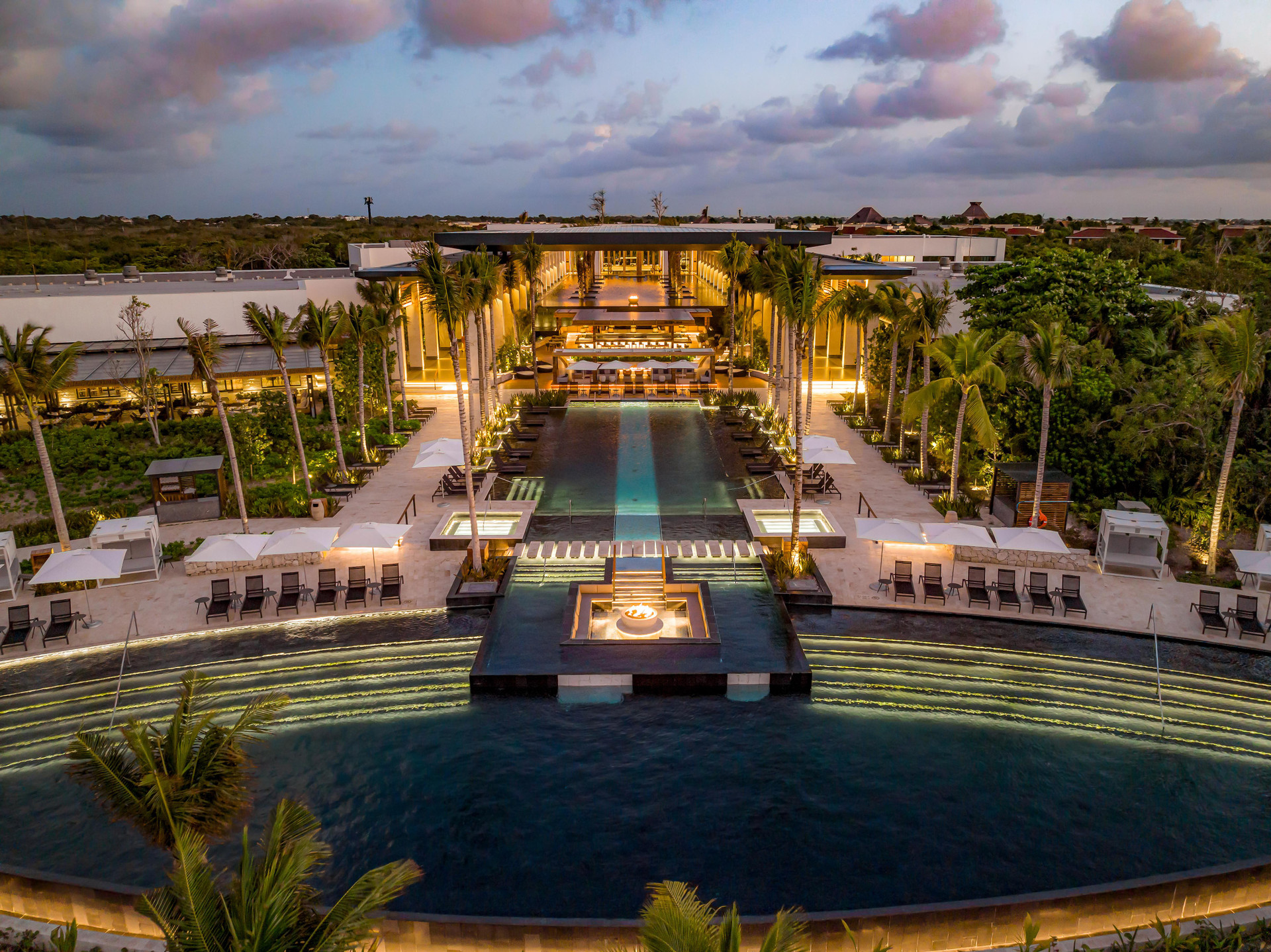 Vista Piscina Conrad Tulum Riviera Maya