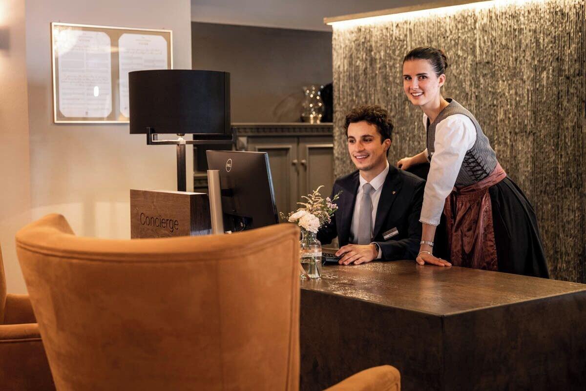 Vista Lobby Gardena Grödnerhof Hotel & Spa