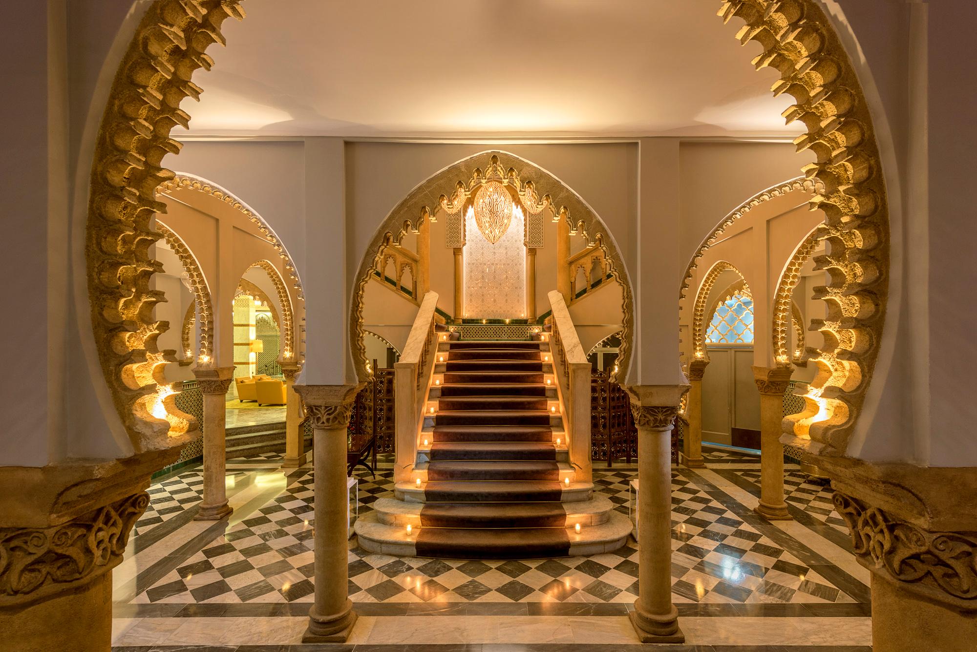 Vista Lobby Hotel La Tour Hassan Palace