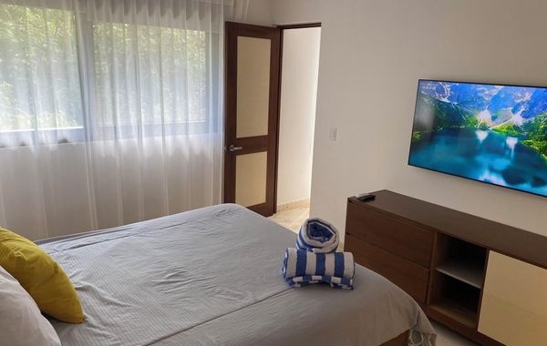 Cozy 2-bedroom apartment with WiFi, AC in charming Akumal in Bahia Principe - Hoteles solo adultos en Akumal, México