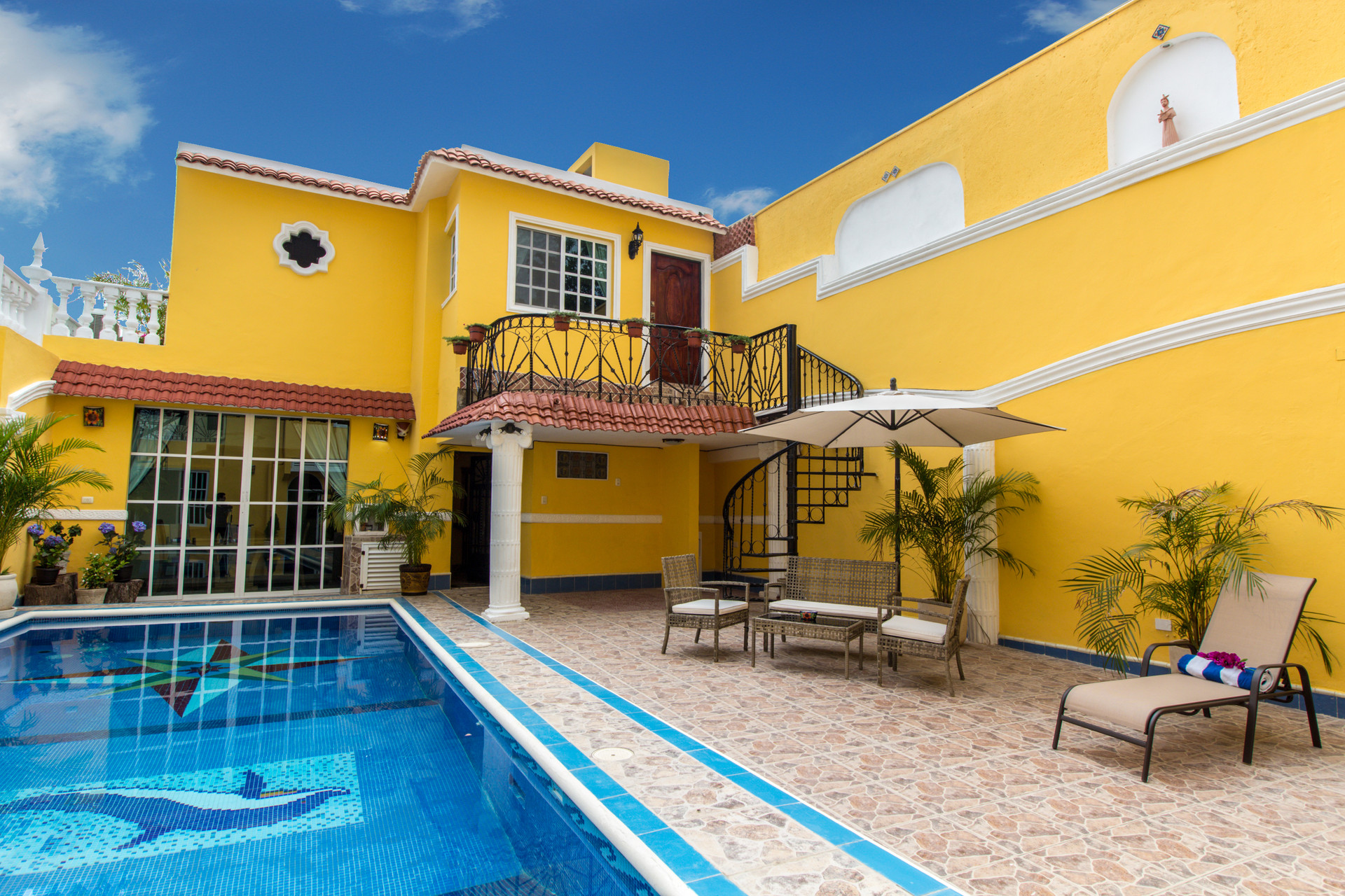 Vista Piscina Mayan Sun