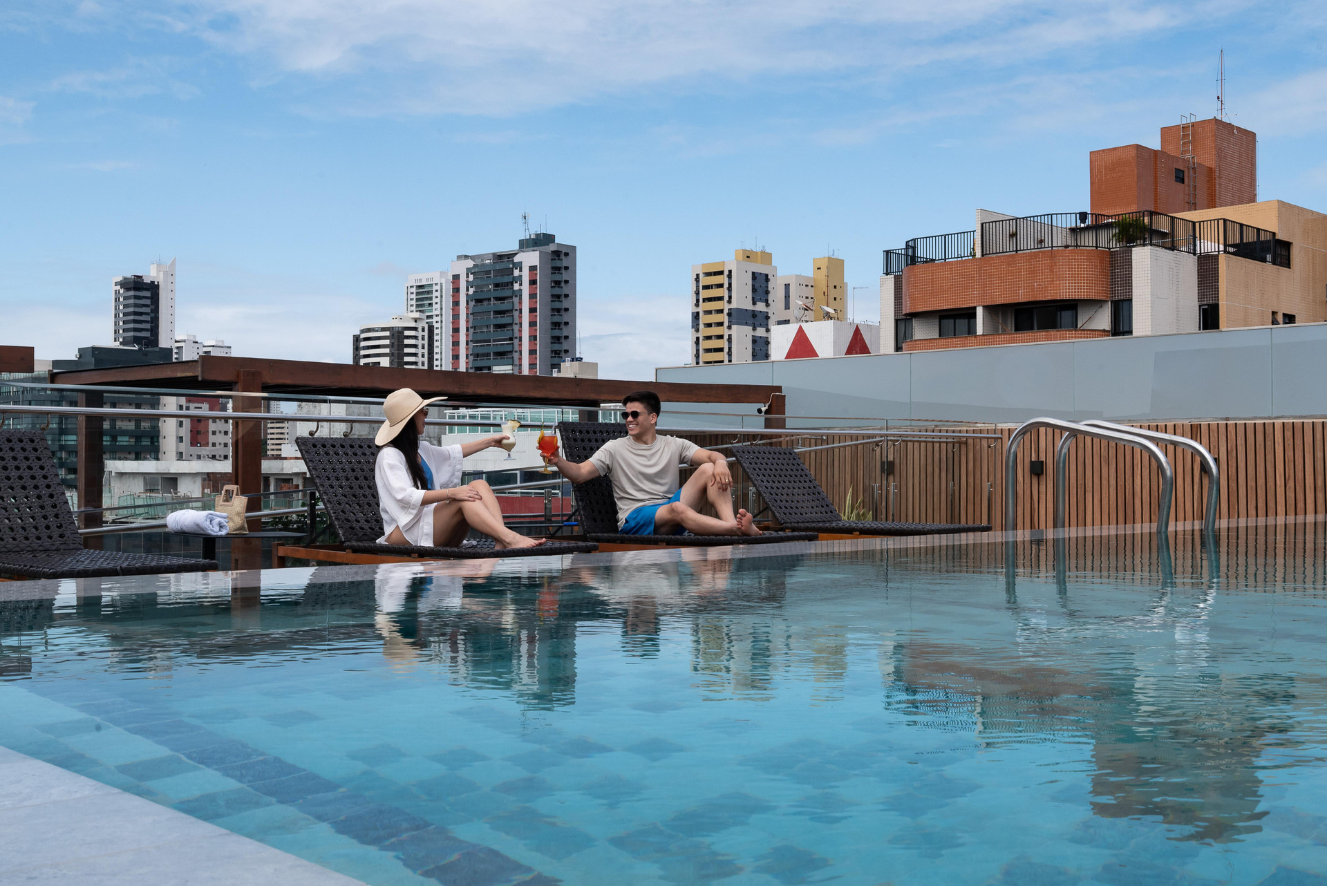 Vista Piscina Manaíra Hotel
