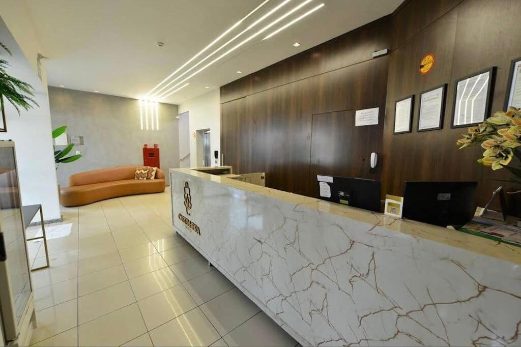 Vista do lobby Hotel Castanheira de Ipatinga