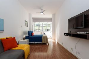 Renta Vacacional - Studio Vista Lateral Mar 160m da Praia |PJ 135/411