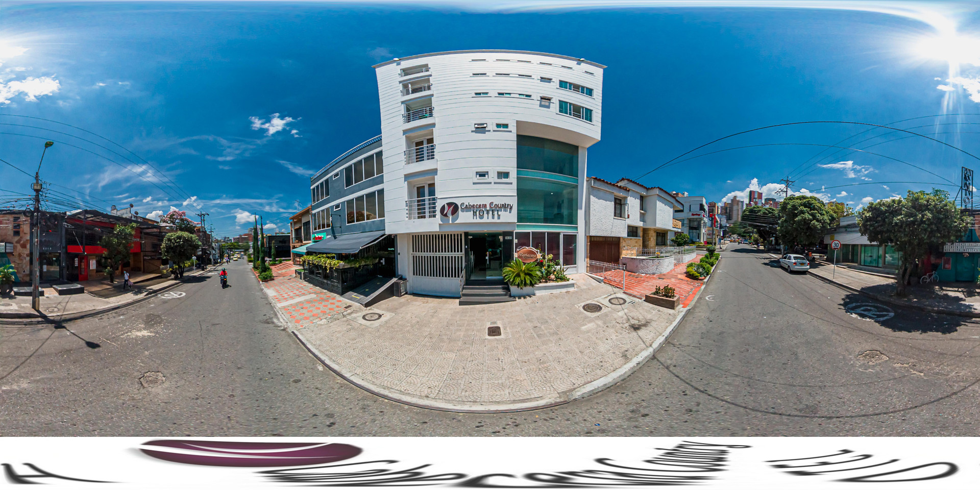 Vista Exterior Hotel Cabecera Country