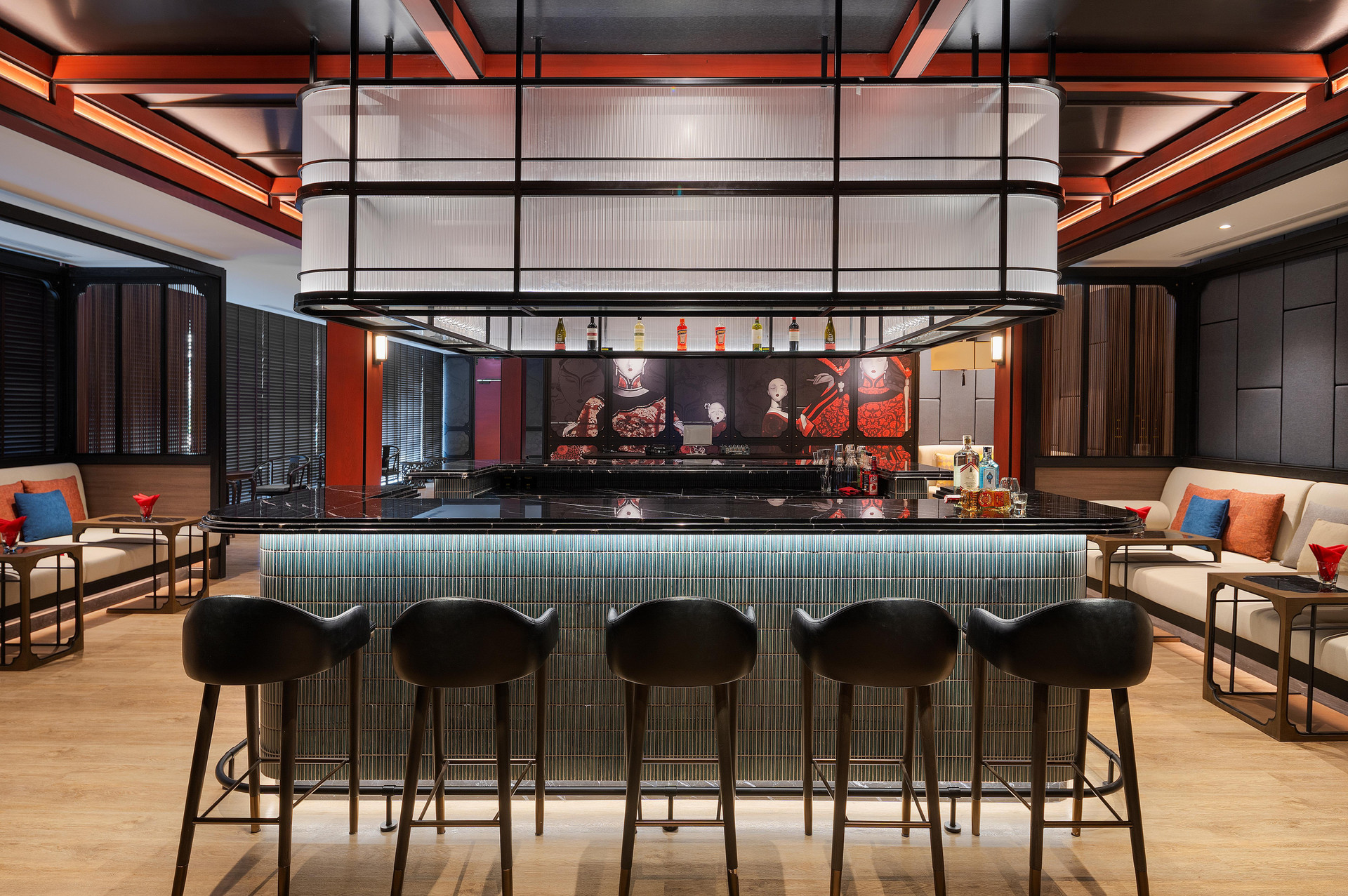 Bar/Salón Indochina Hotel