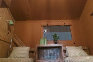 Alquiler Temporario - Campsite - Combined Tents With Kitchen and Bathroom Located Near a Pond