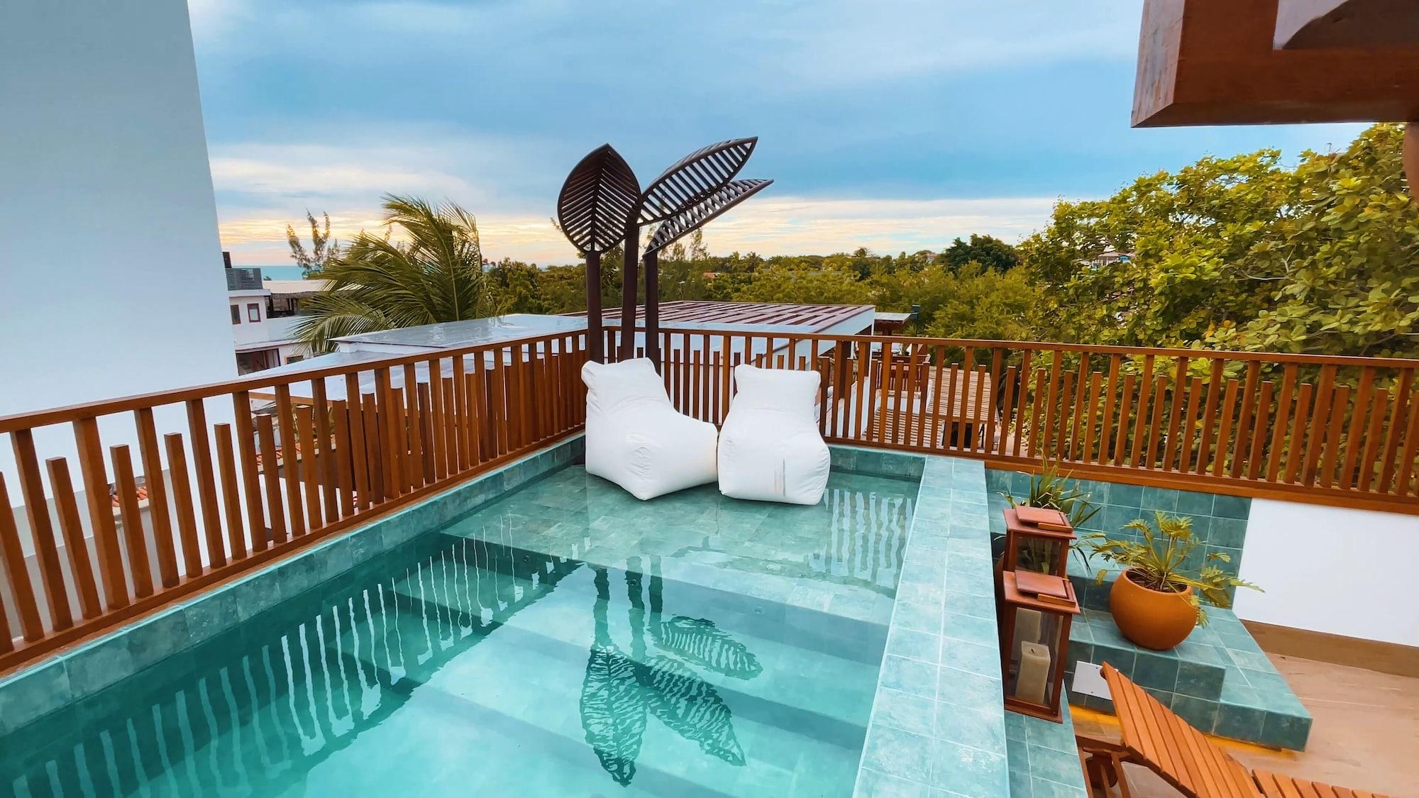 Vista Piscina Saluz Boutique Hotel