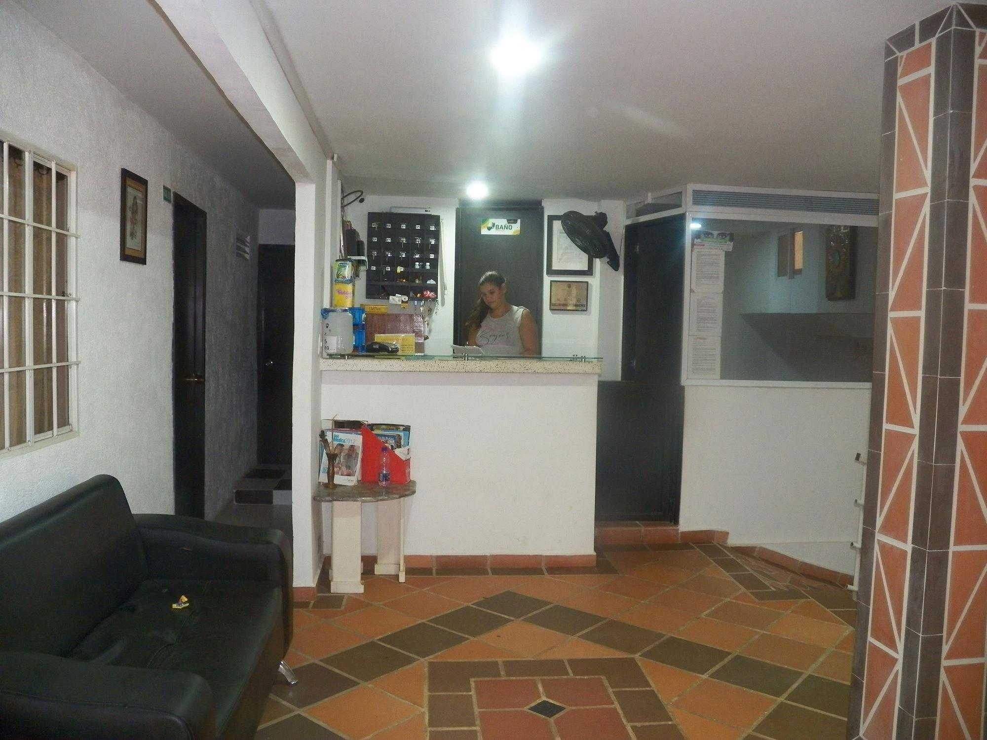 Vista Lobby Hostal Green Light