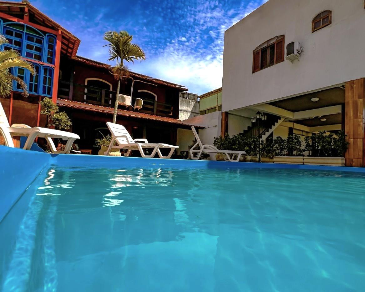 Vista Piscina Pousada Porto Praia