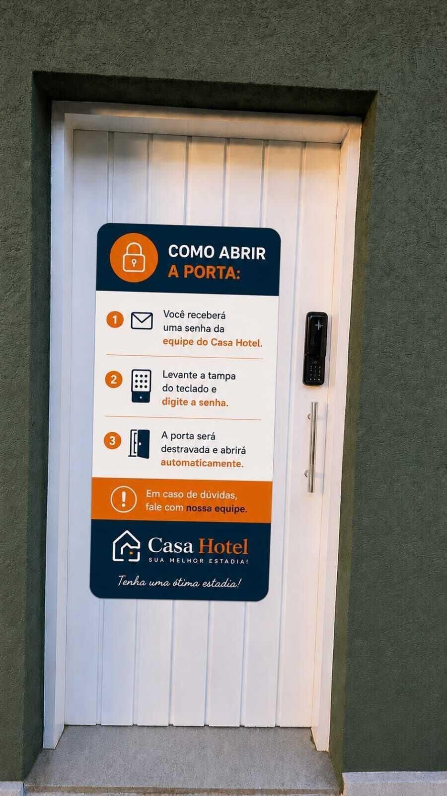 Vista da fachada Casa hotel Piracicaba